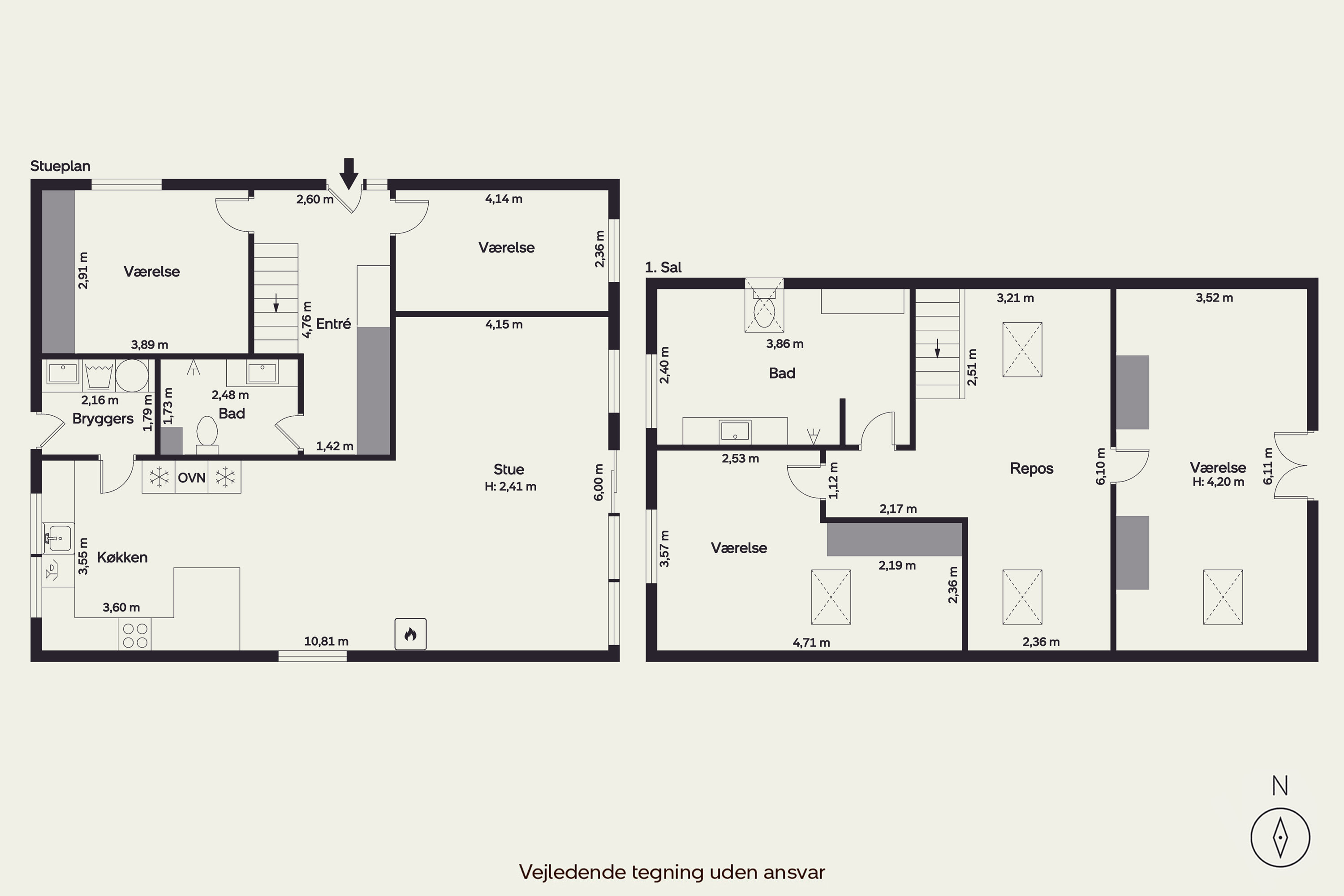 Plantegninger billede af Smedievej 93, 3400 Hillerød