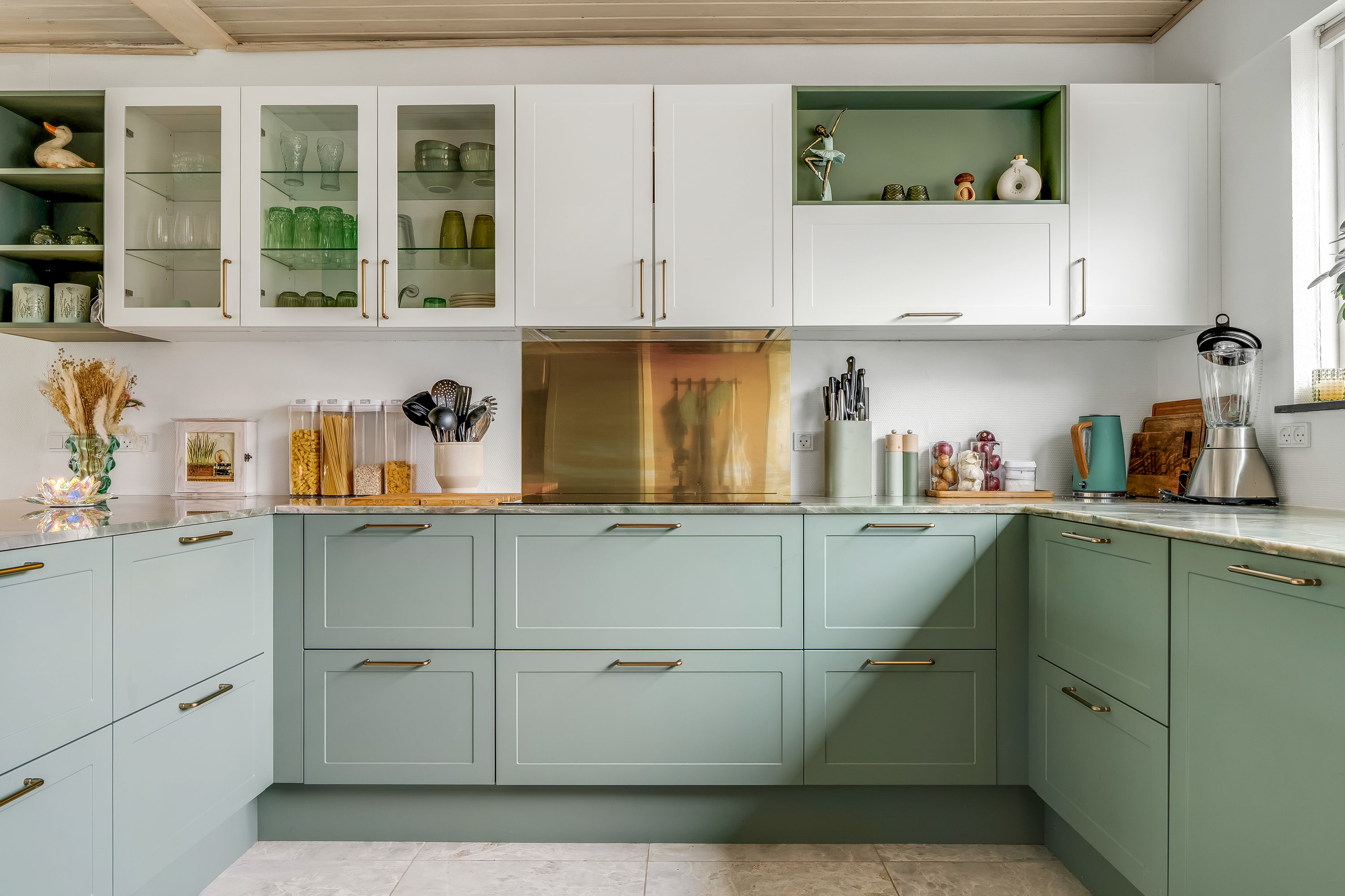 Fremhævet køkken billede i fuldskærmstilstand. Billede af Smedievej 93, 3400 Hillerød