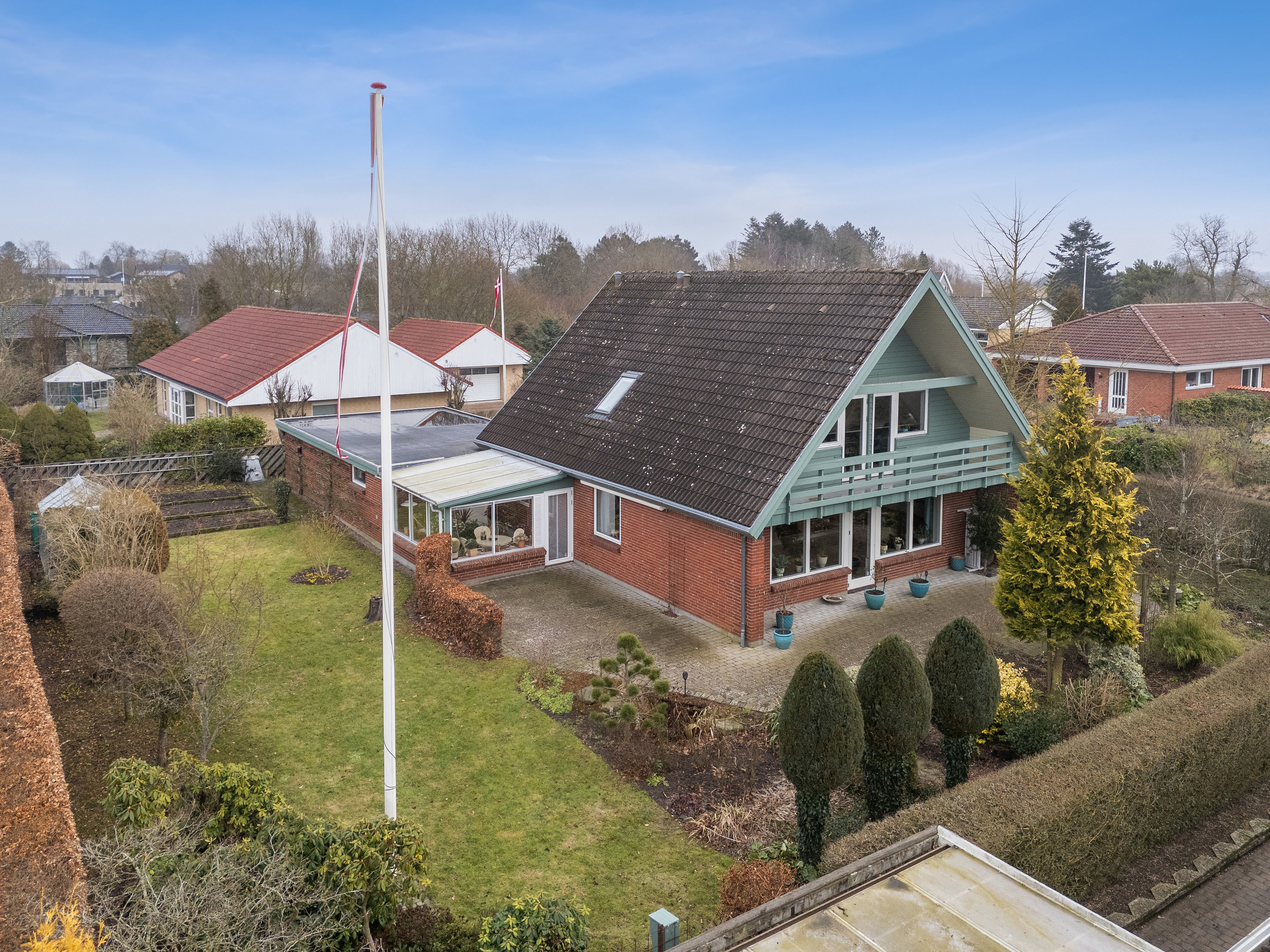 Fremhævet udsigt fra toppen billede i fuldskærmstilstand. Billede af Valmuevej 10, 4200 Slagelse