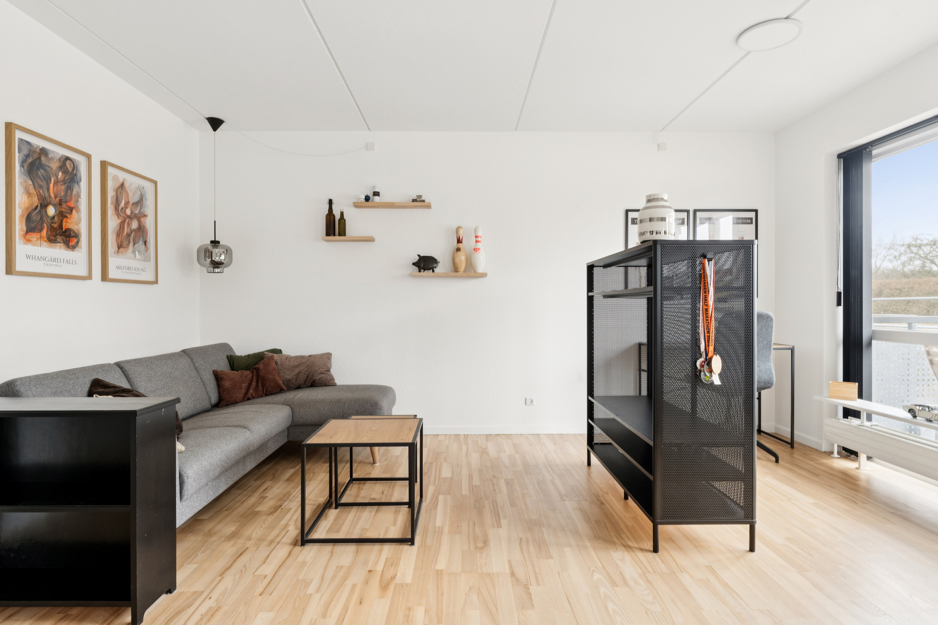 Fremhævet stue billede i fuldskærmstilstand. Billede af Sofievej 28L, 1., Vejgaard, 9000 Aalborg