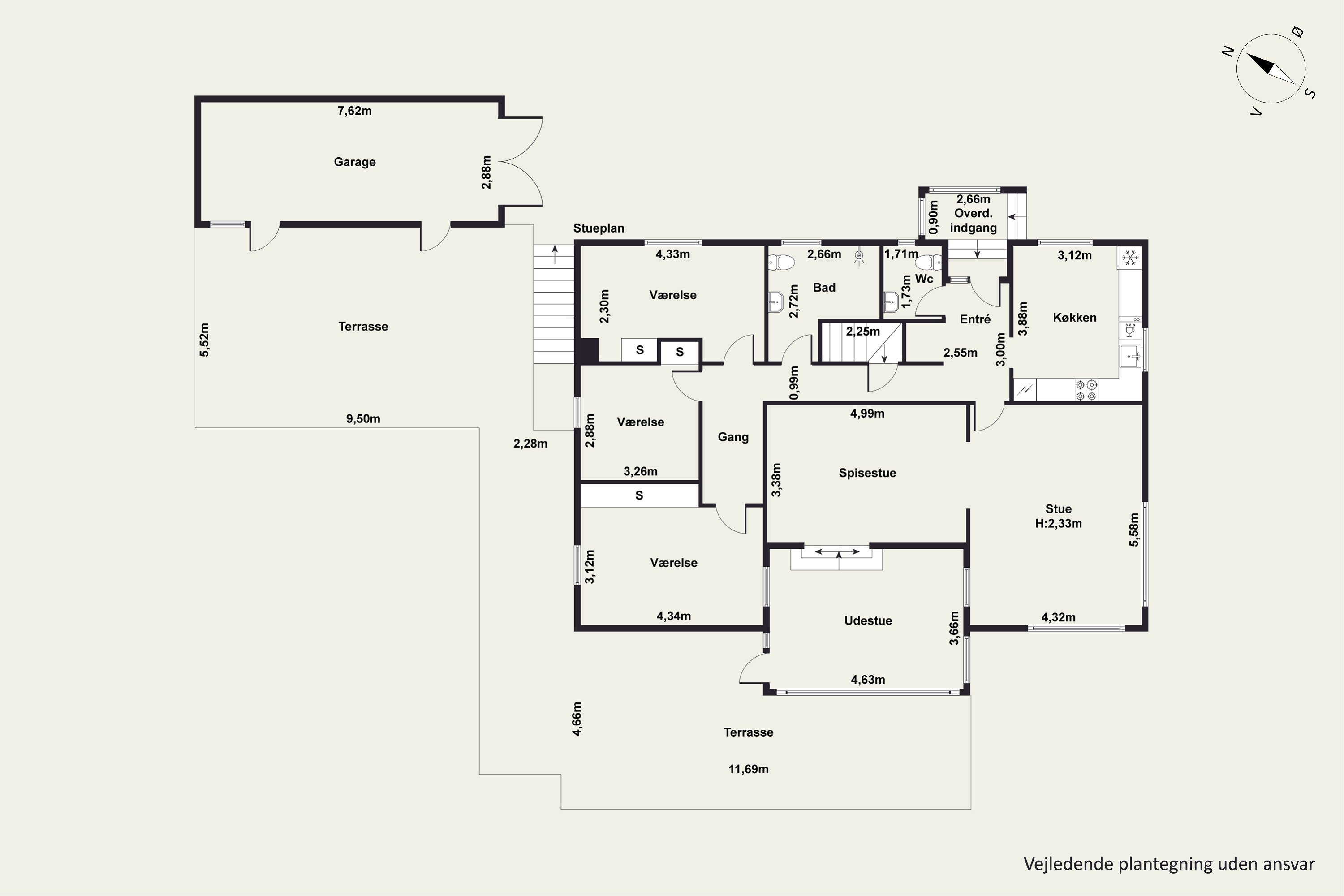 Plantegninger billede af Hundige Strandvej 114, 2670 Greve