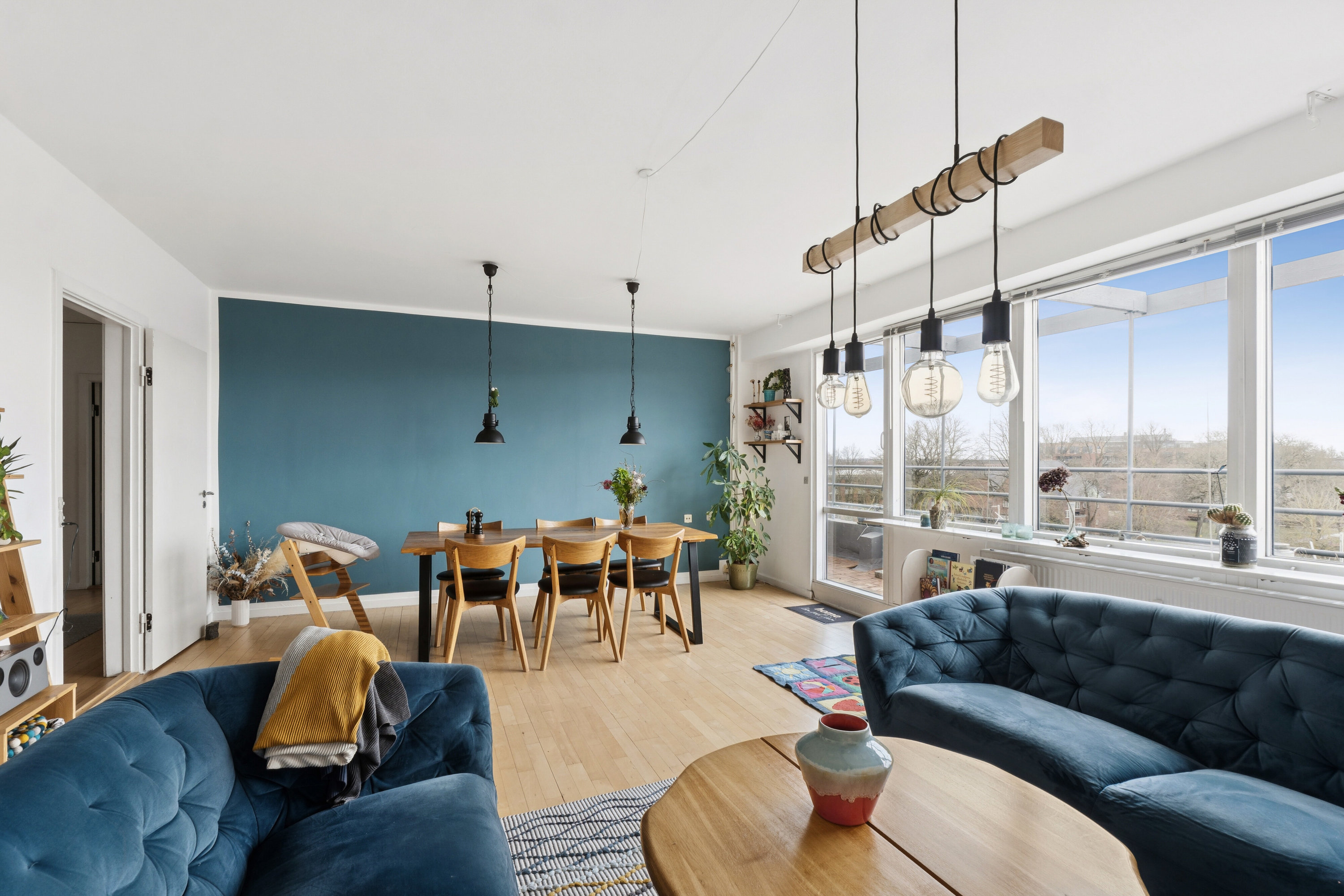 Fremhævet stue billede i fuldskærmstilstand. Billede af Hovedvejen 146, 4. b., 2600 Glostrup