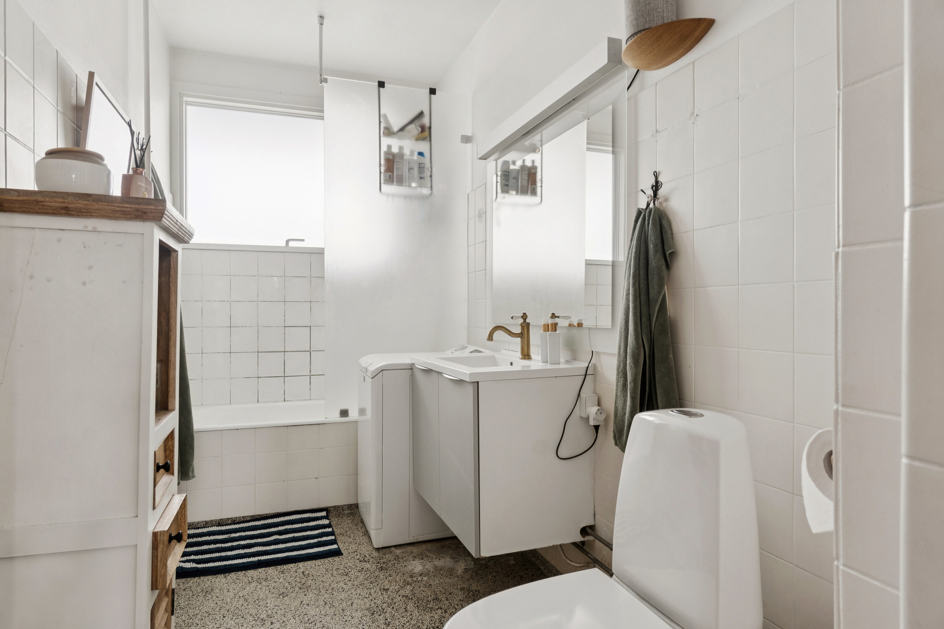 Fremhævet badeværelse billede i fuldskærmstilstand. Billede af Hovedvejen 146, 4. b., 2600 Glostrup