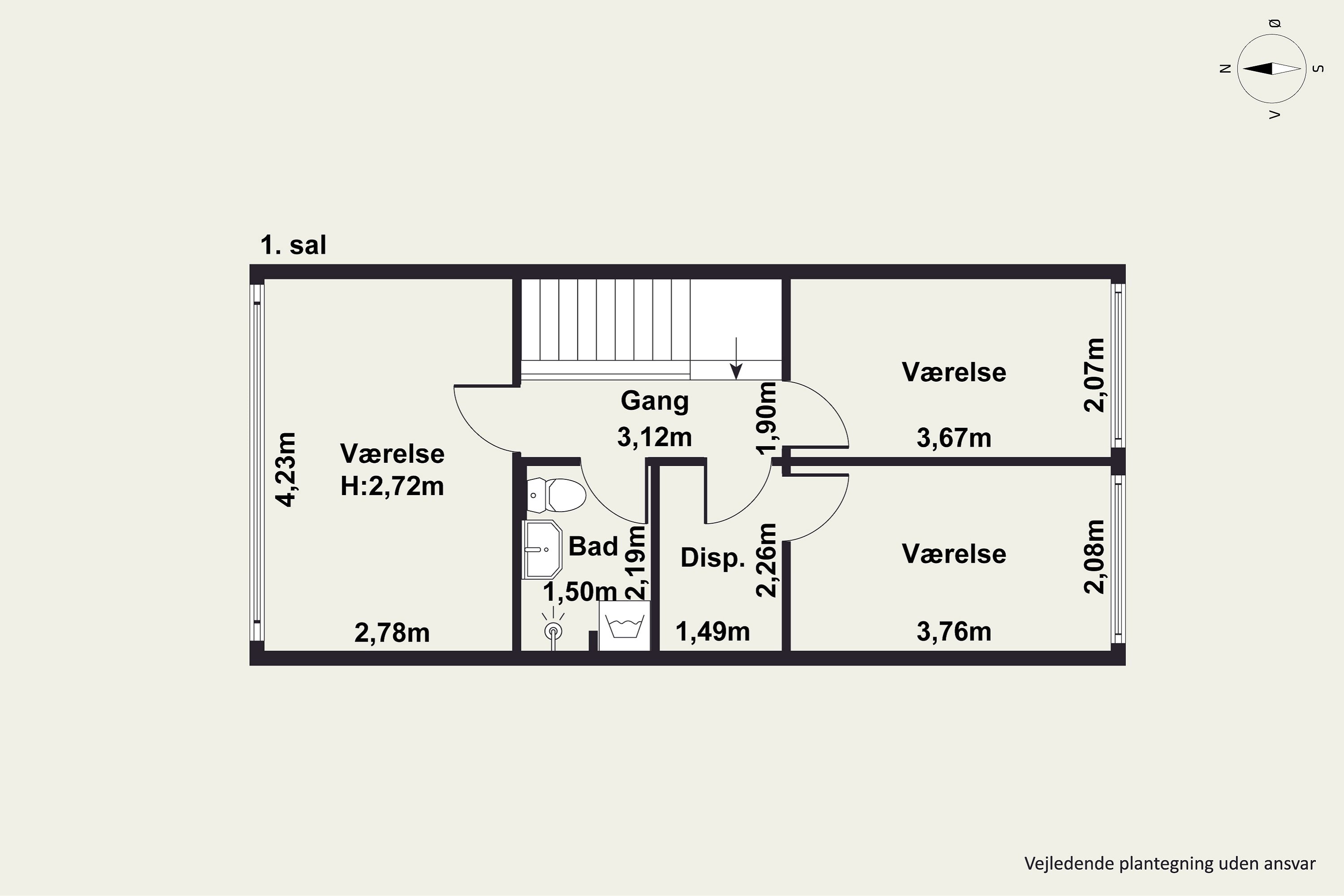 Plantegninger billede af Egevangshusene 157, 2630 Taastrup