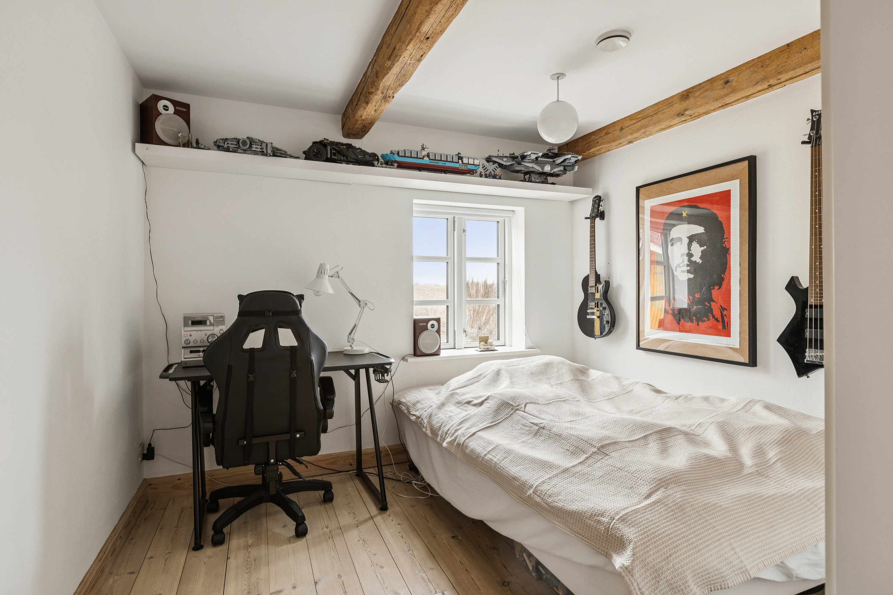 Fremhævet soveværelse billede i fuldskærmstilstand. Billede af Hylledevej 18, Hyllede, 4683 Rønnede