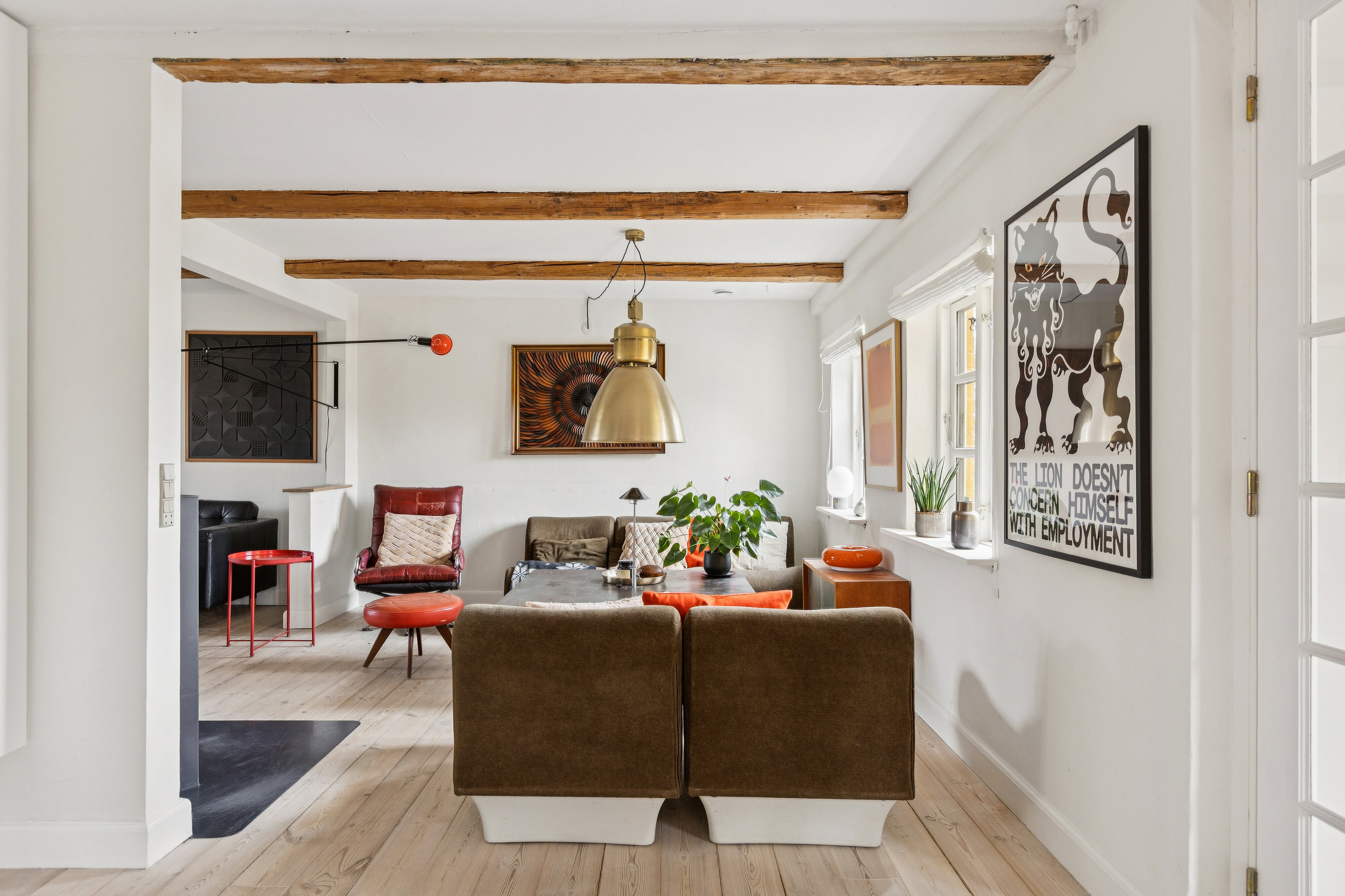 Fremhævet stue billede i fuldskærmstilstand. Billede af Hylledevej 18, Hyllede, 4683 Rønnede