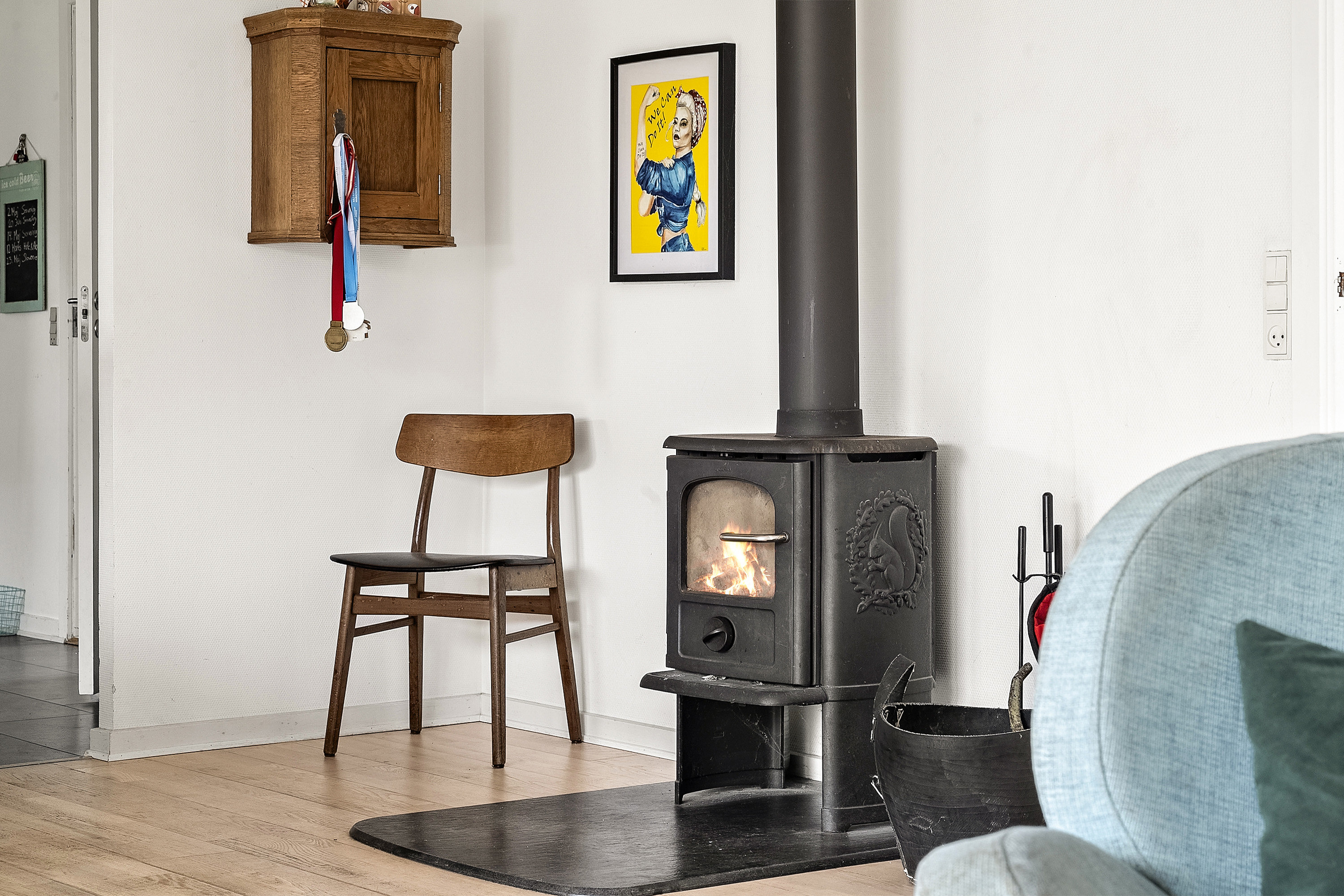 Fremhævet stue billede i fuldskærmstilstand. Billede af Gærdet 12, 8700 Horsens