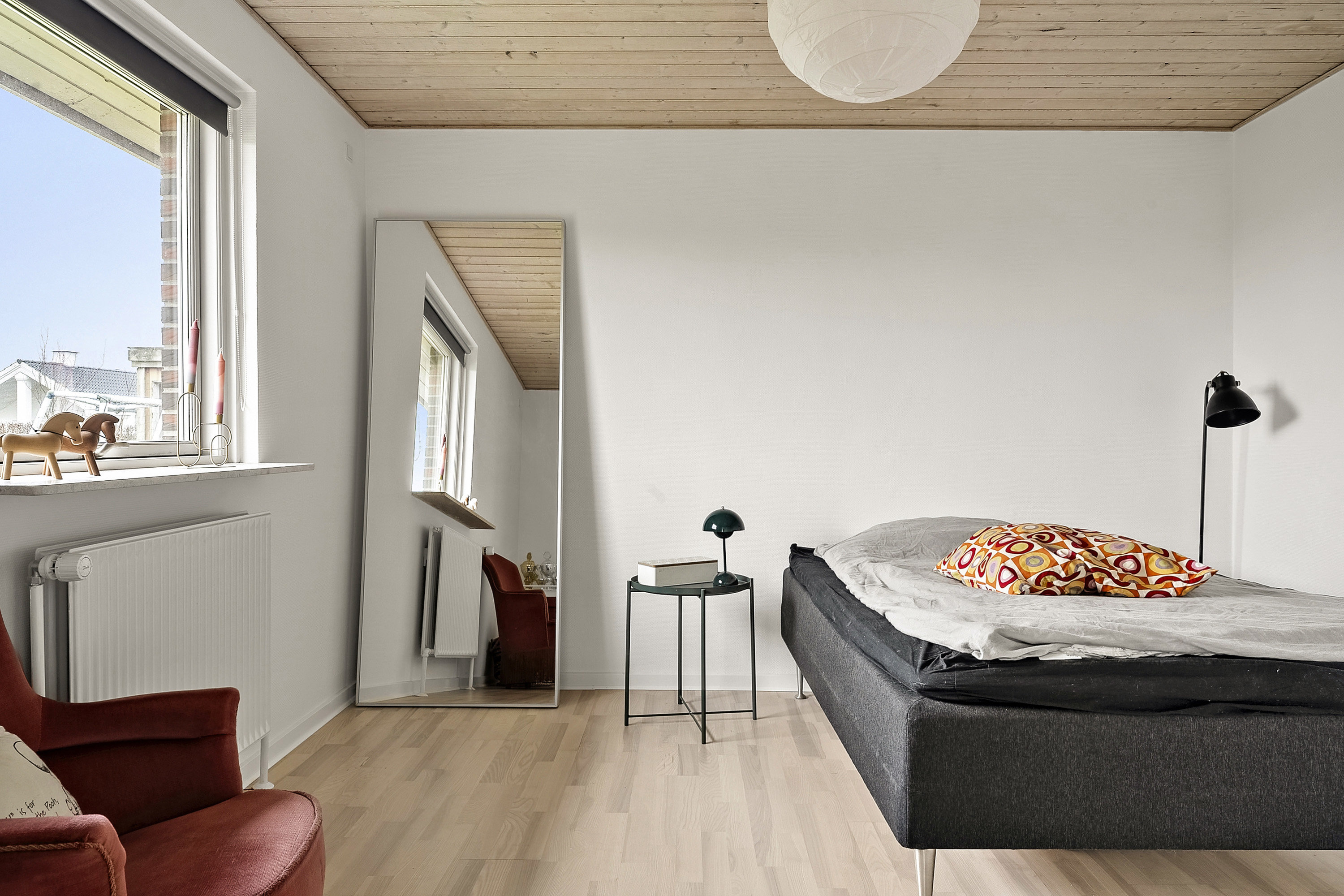 Fremhævet soveværelse billede i fuldskærmstilstand. Billede af Gærdet 12, 8700 Horsens