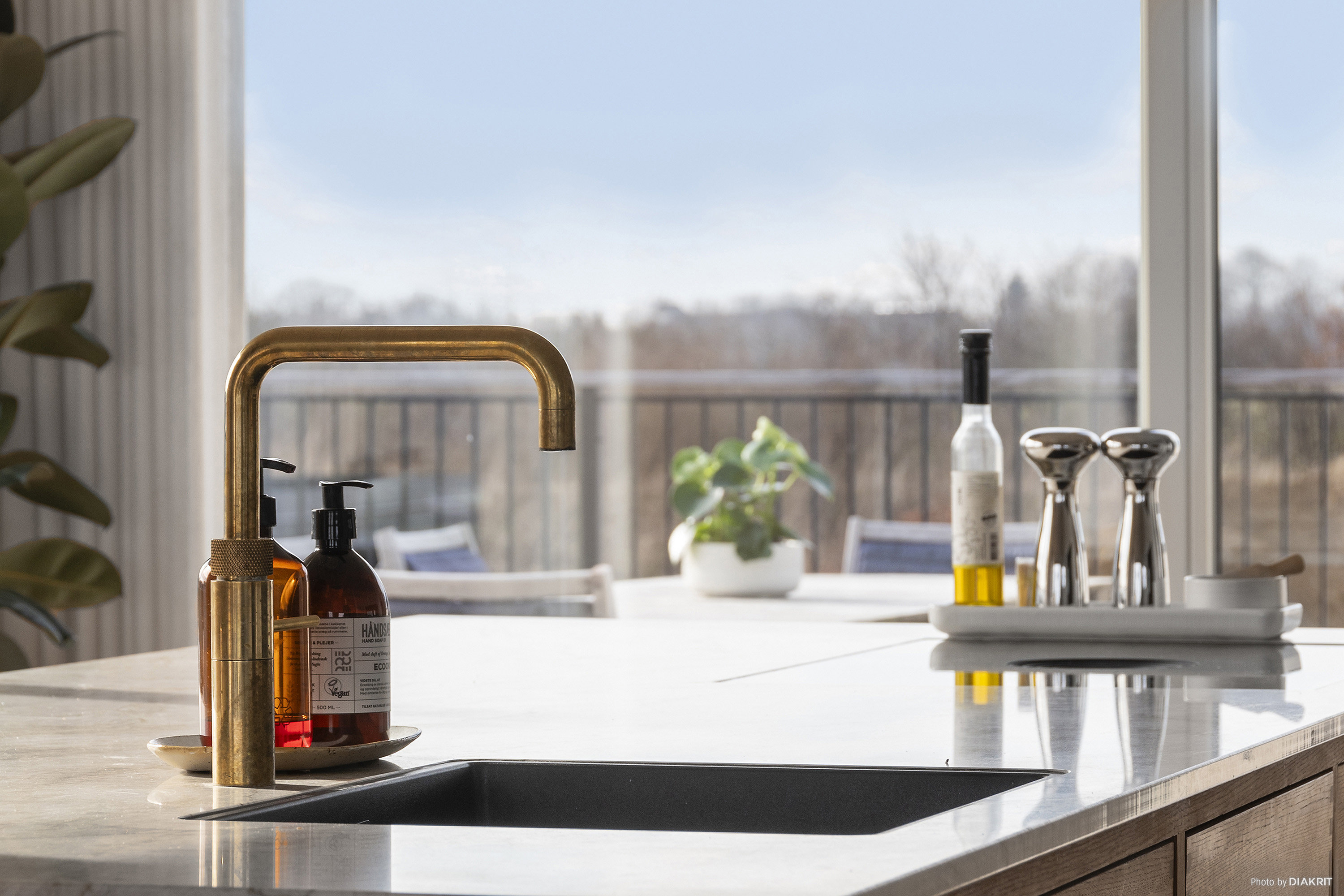 Fremhævet køkken billede i fuldskærmstilstand. Billede af Hou Strandpark 51, Hou, 8300 Odder