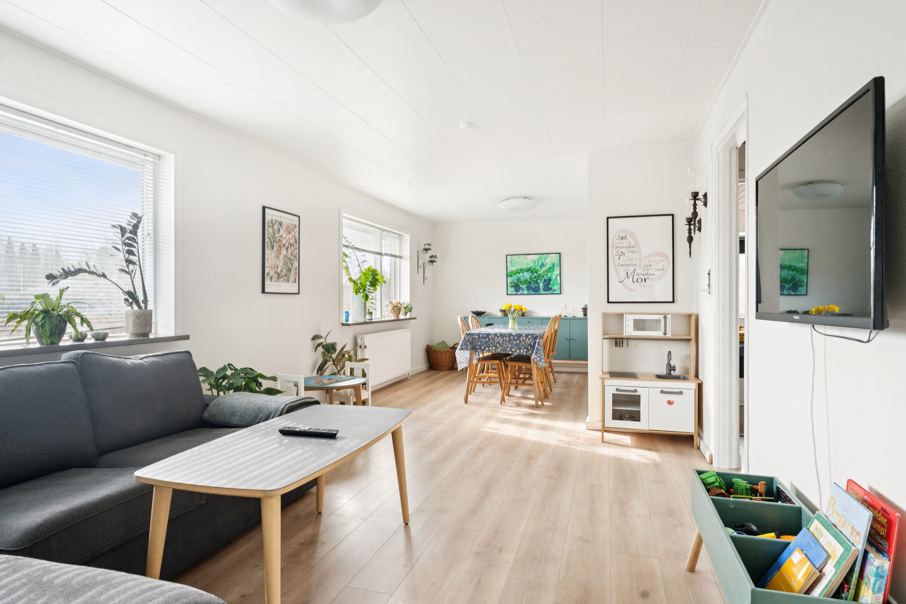 Fremhævet stue billede i fuldskærmstilstand. Billede af Vestergade 60, 8850 Bjerringbro