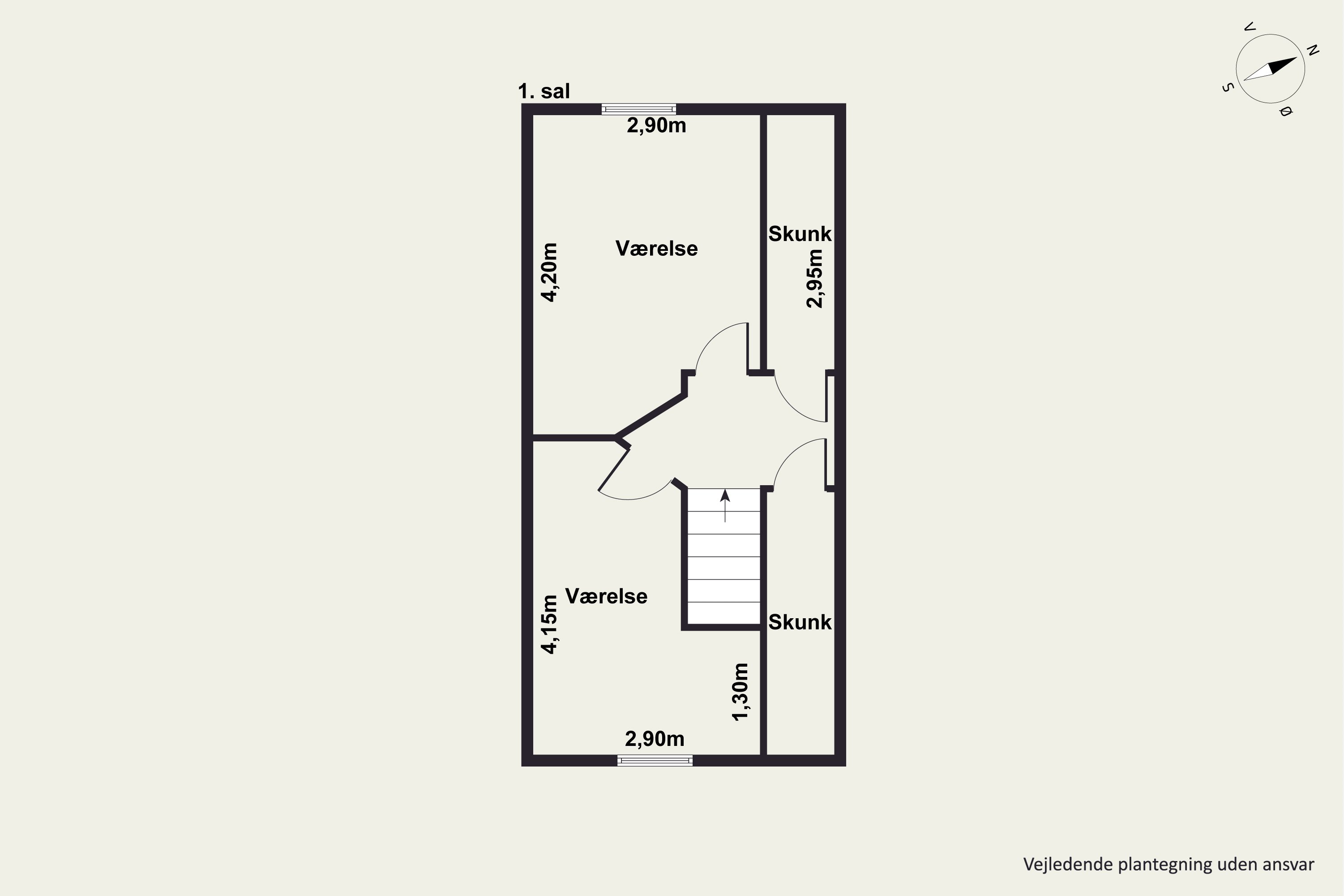 Plantegninger billede af Vestergade 60, 8850 Bjerringbro