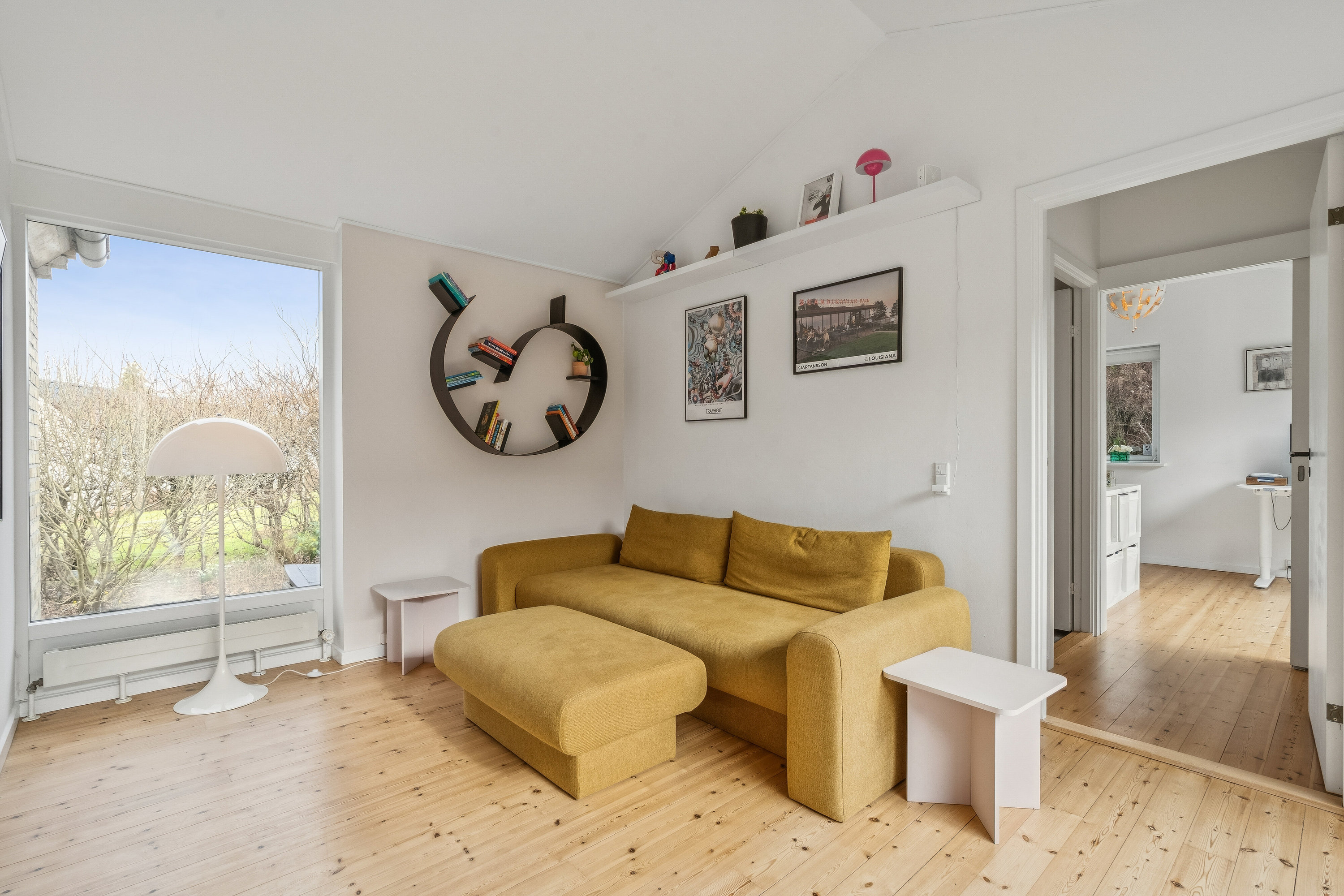 Fremhævet stue billede i fuldskærmstilstand. Billede af Heidesvej 21, 8270 Højbjerg