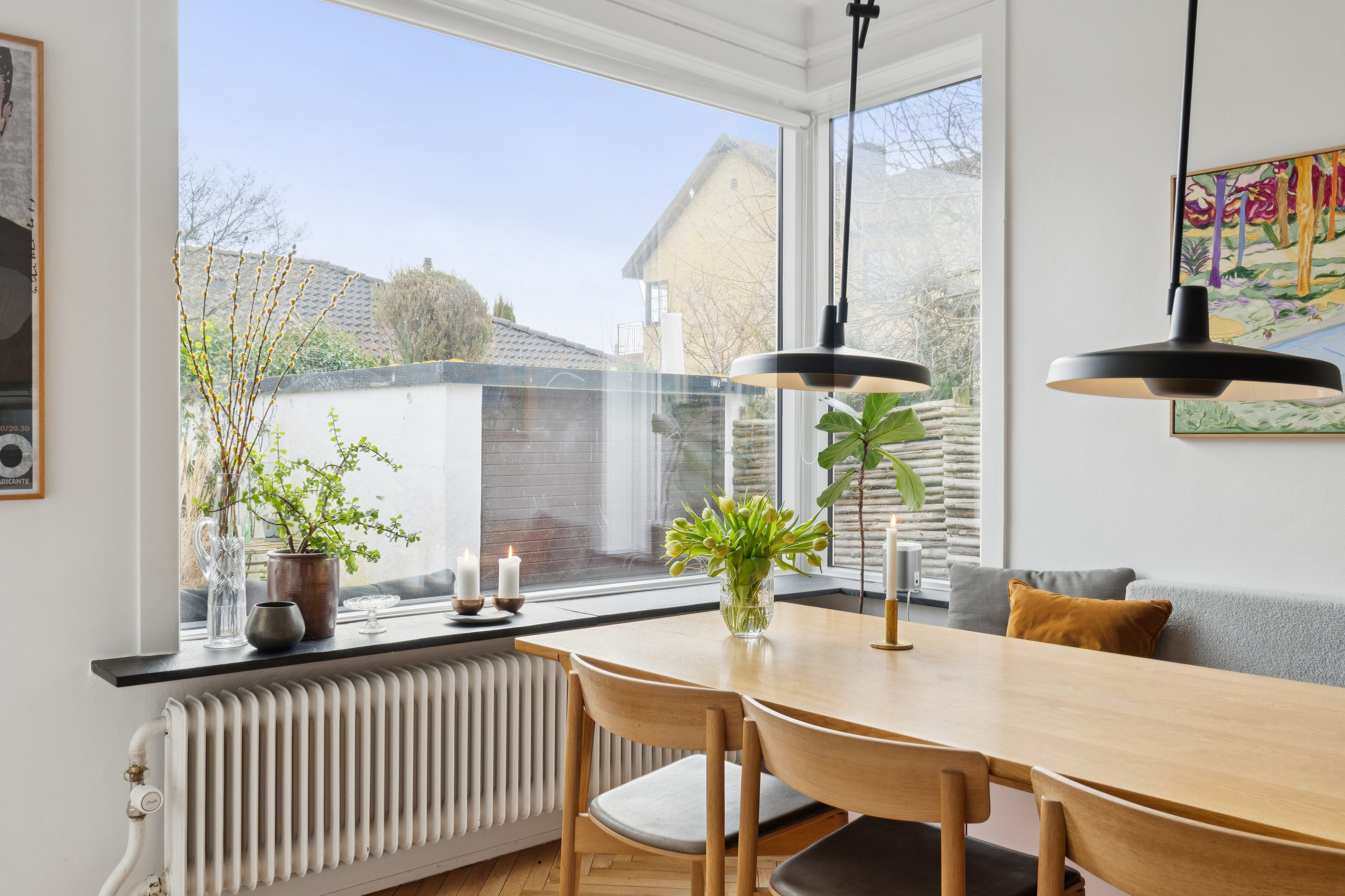 Fremhævet spisestue billede i fuldskærmstilstand. Billede af Gartnersvinget 11, 2800 Kongens Lyngby