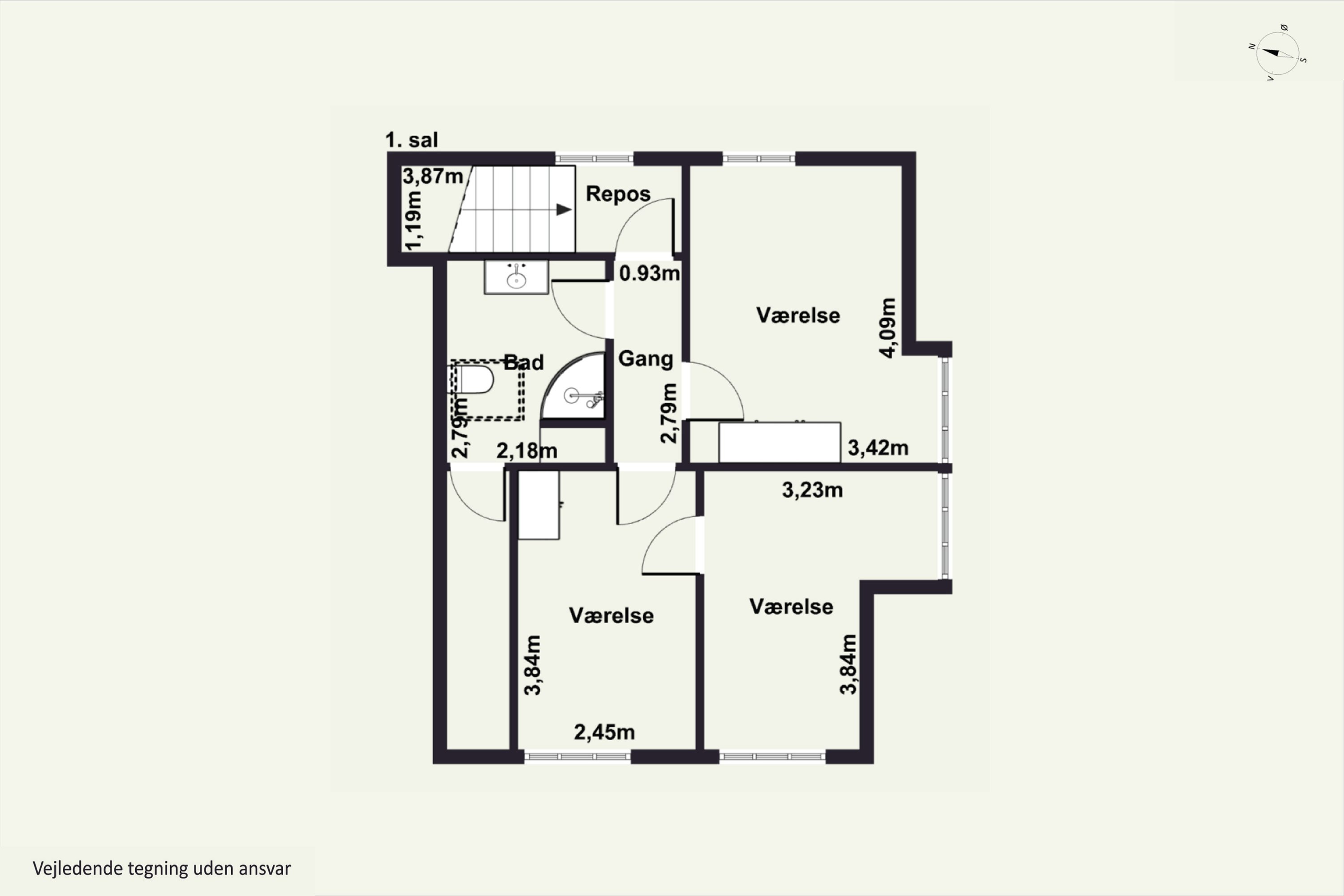 Plantegninger billede af Nygade 12, 6330 Padborg