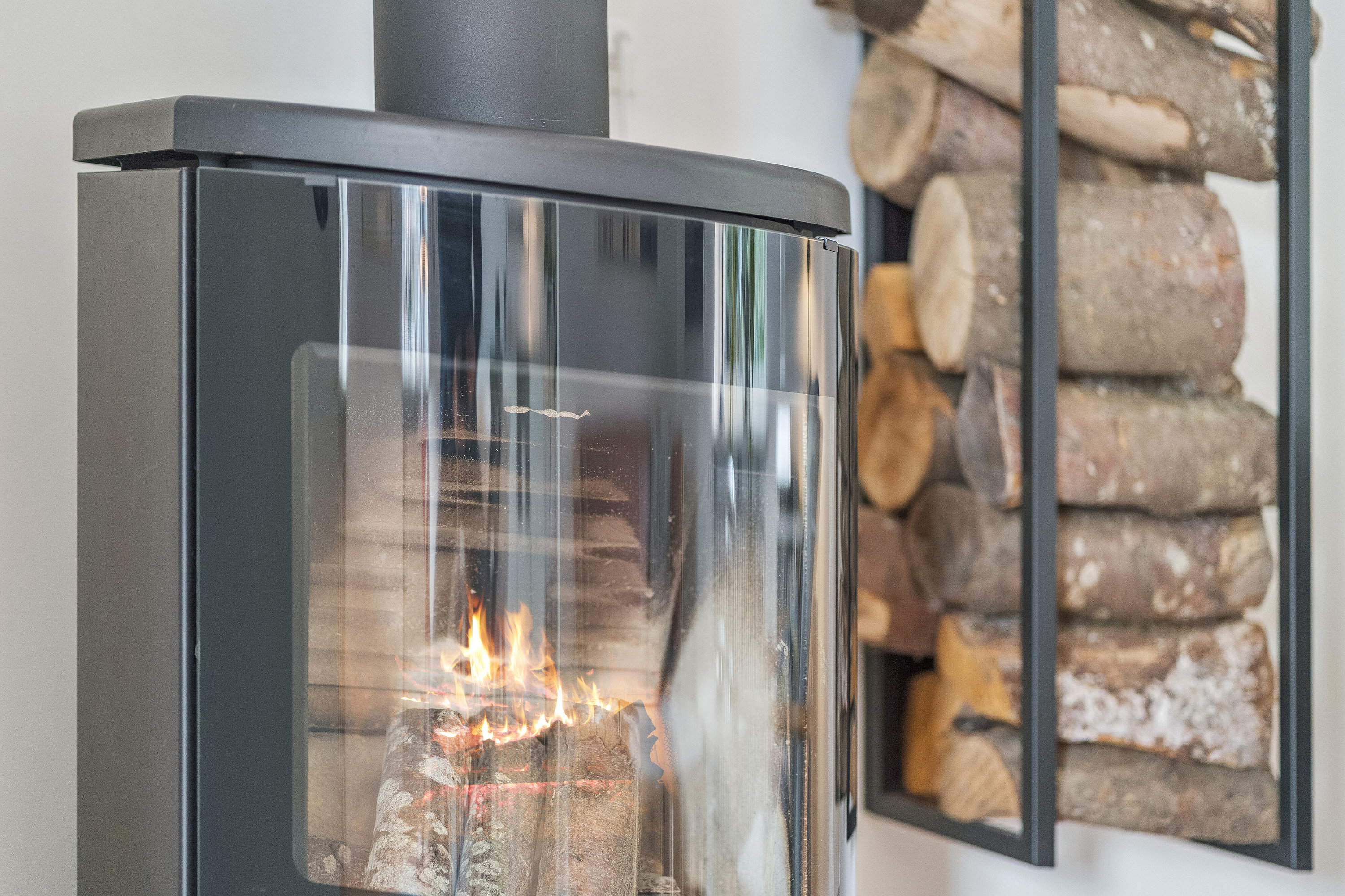 Fremhævet brændeovn billede i fuldskærmstilstand. Billede af Heidesvej 21, 8270 Højbjerg