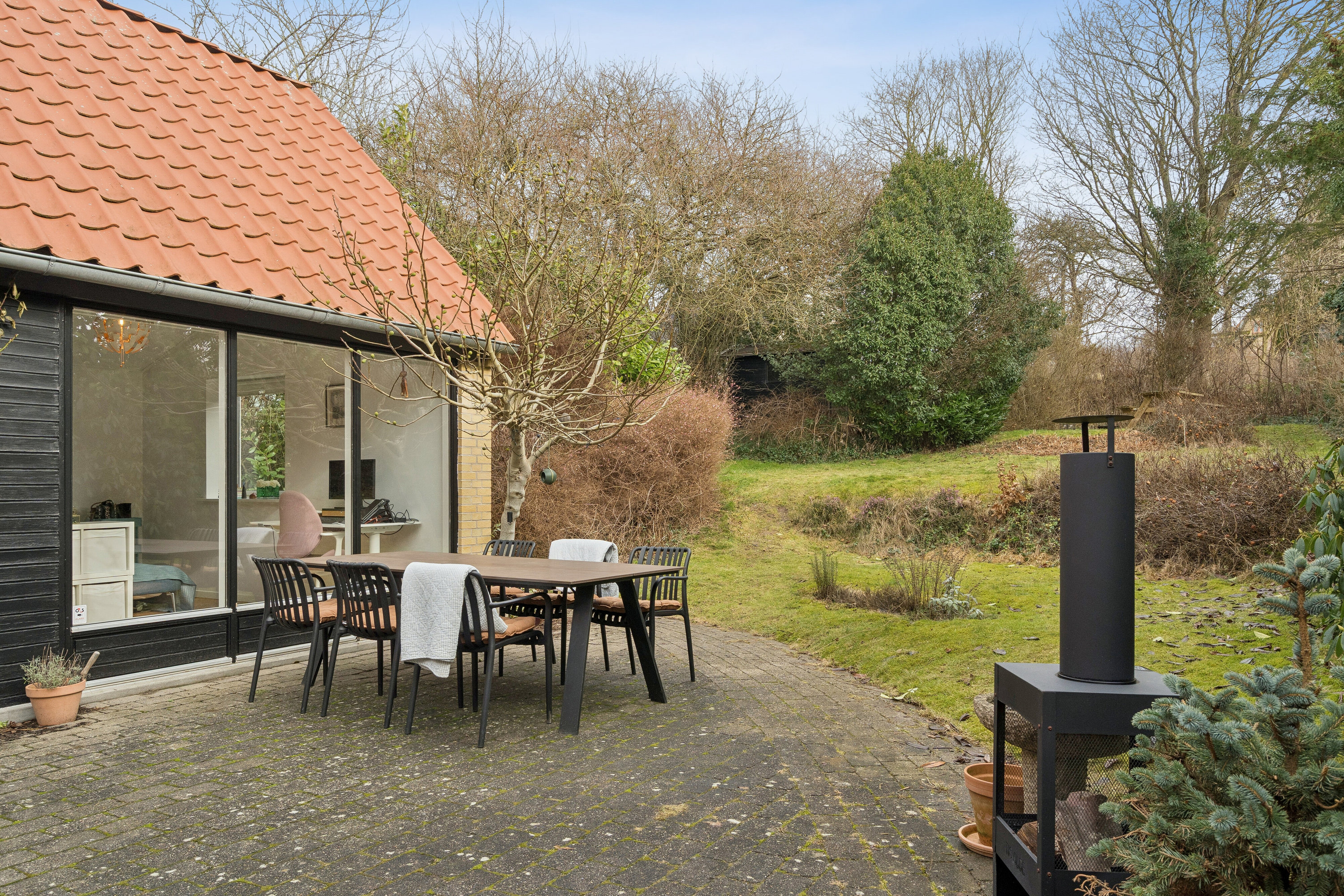 Fremhævet terrasse billede i fuldskærmstilstand. Billede af Heidesvej 21, 8270 Højbjerg