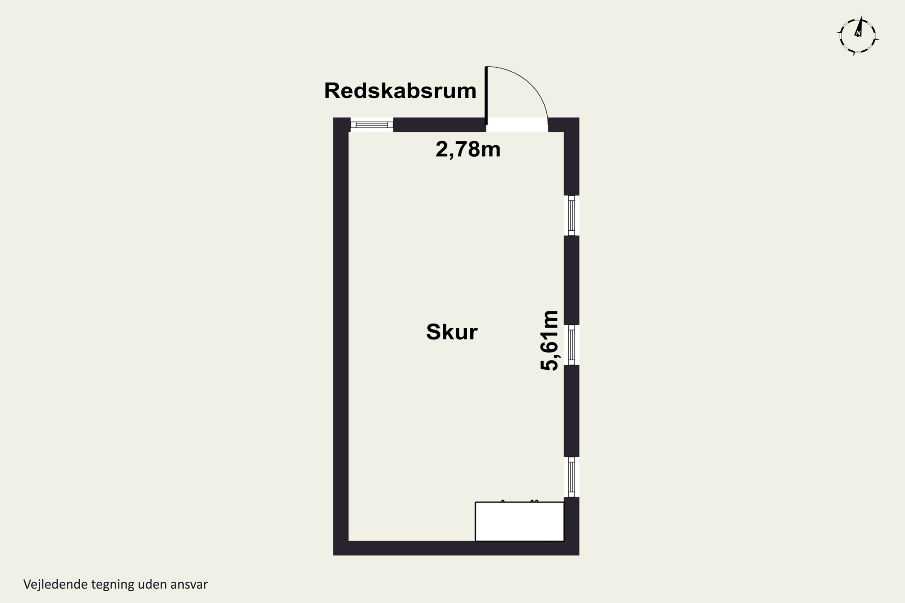 Plantegninger billede af Jernbanevej 14, Klemensker, 3782 Klemensker