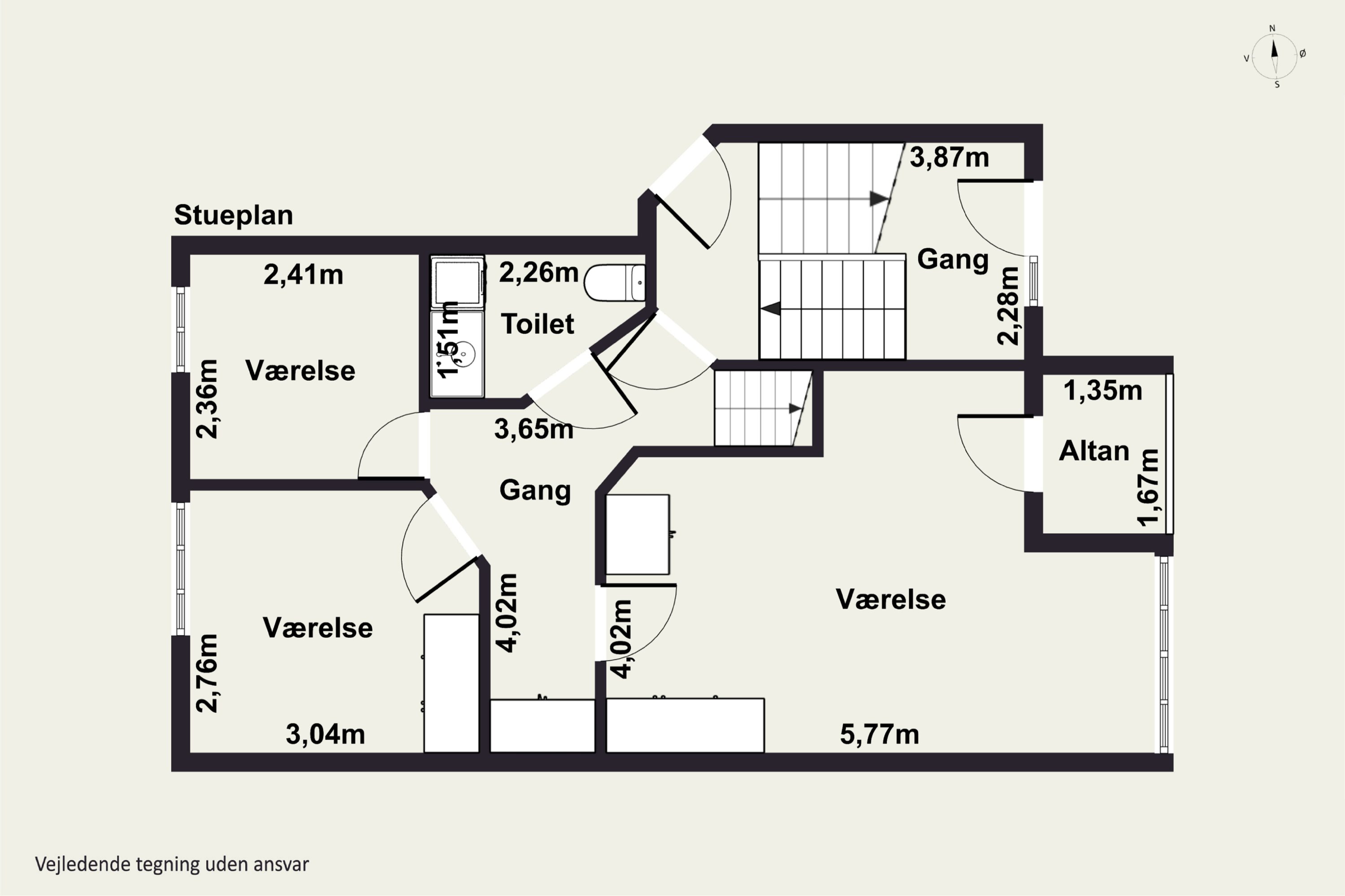 Plantegninger billede af Offenbachsvej 33, 1. tv., 2450 København SV