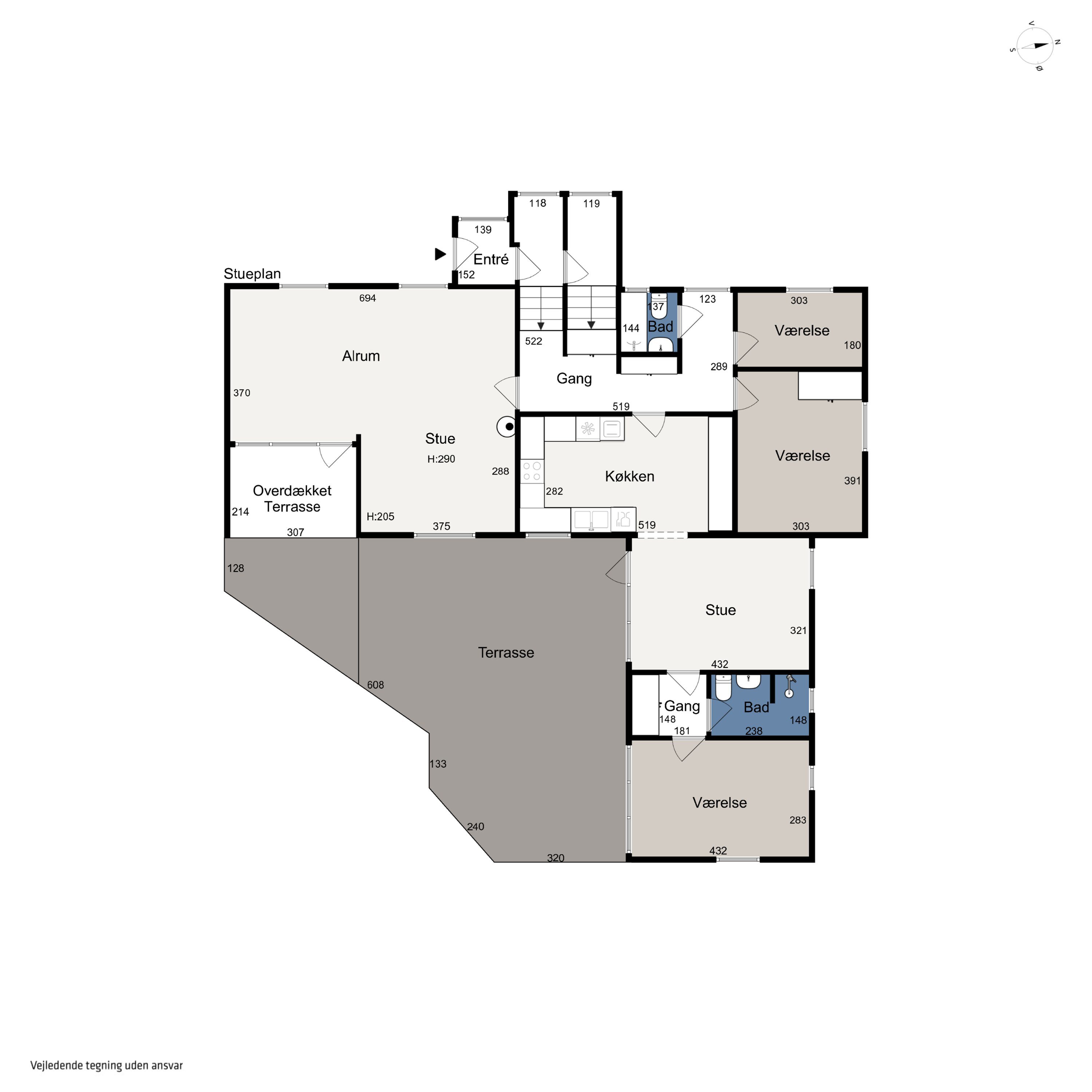 Plantegninger billede af Heidesvej 21, 8270 Højbjerg
