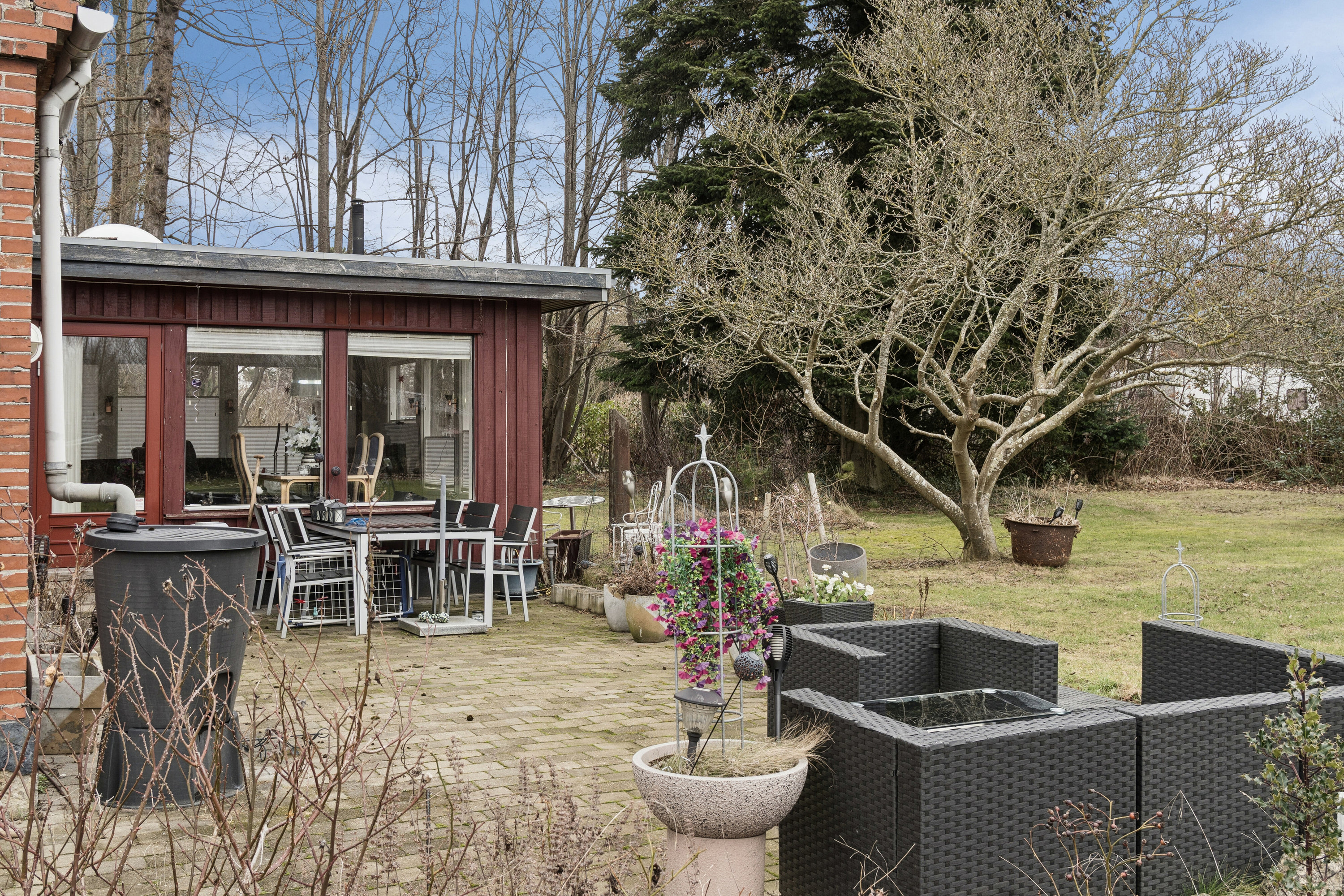 Fremhævet terrasse billede i fuldskærmstilstand. Billede af Smidsholmvej 10, Hønsinge L, 4560 Vig