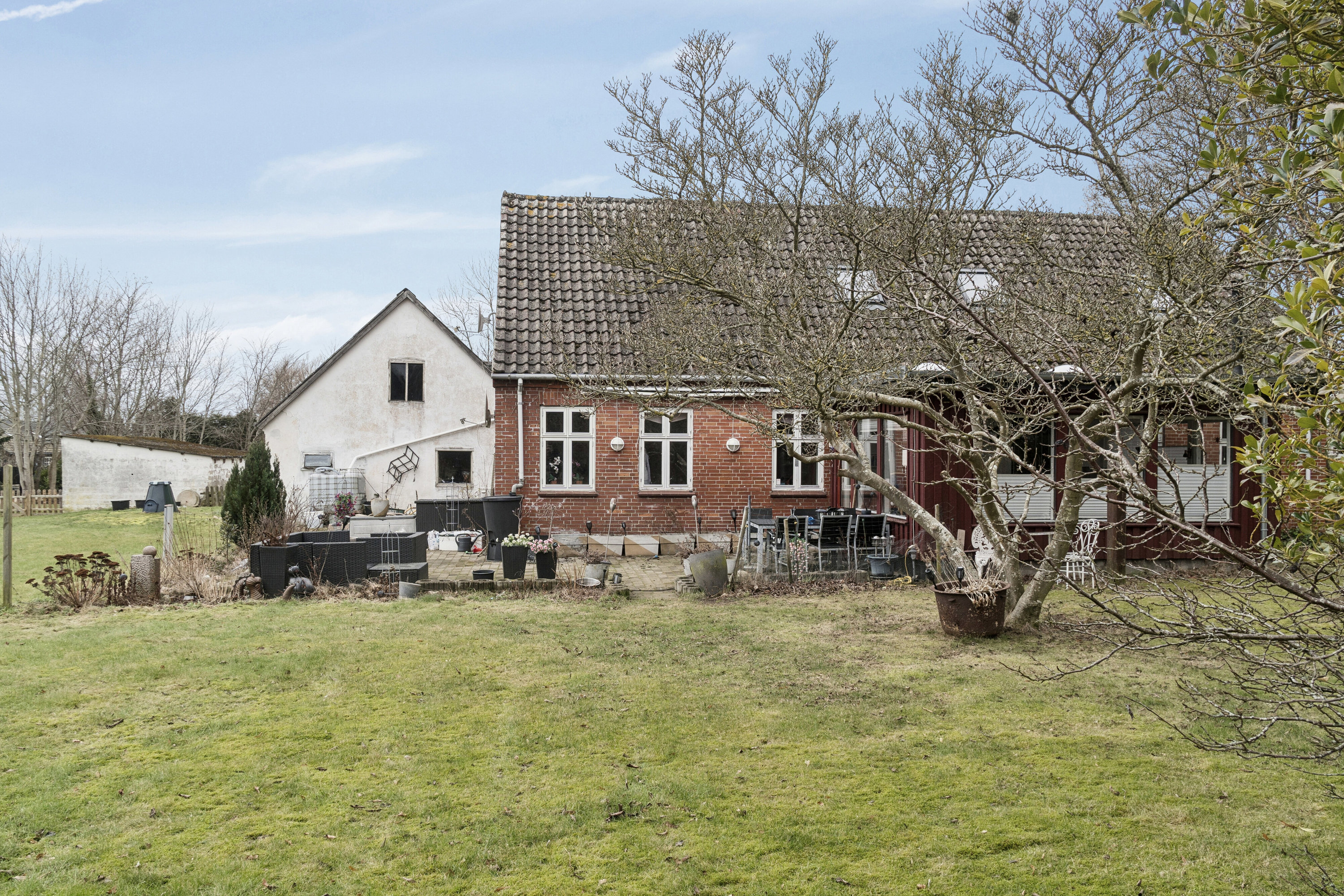 Fremhævet set fra haven billede i fuldskærmstilstand. Billede af Smidsholmvej 10, Hønsinge L, 4560 Vig