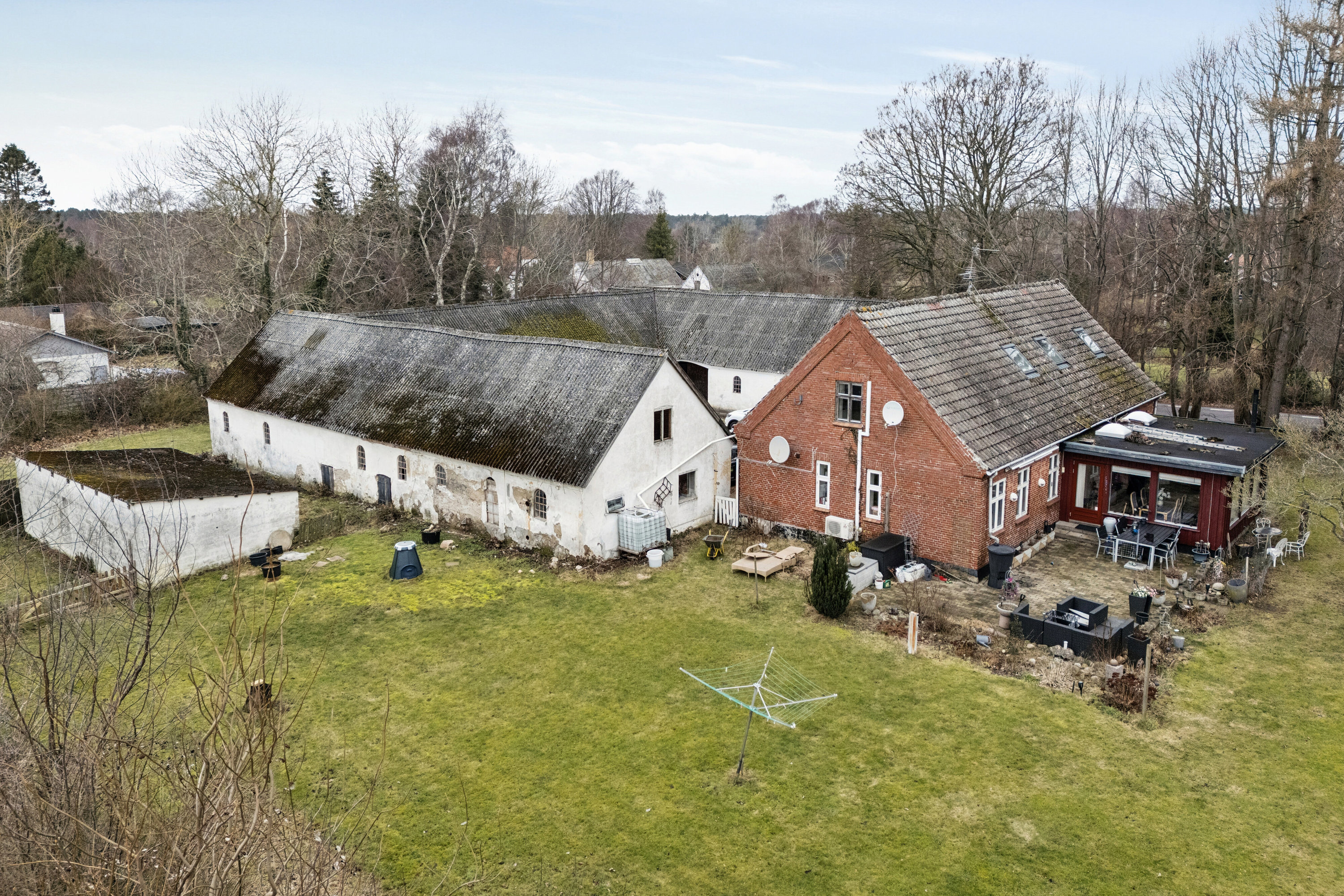 Fremhævet luftfoto billede i fuldskærmstilstand. Billede af Smidsholmvej 10, Hønsinge L, 4560 Vig