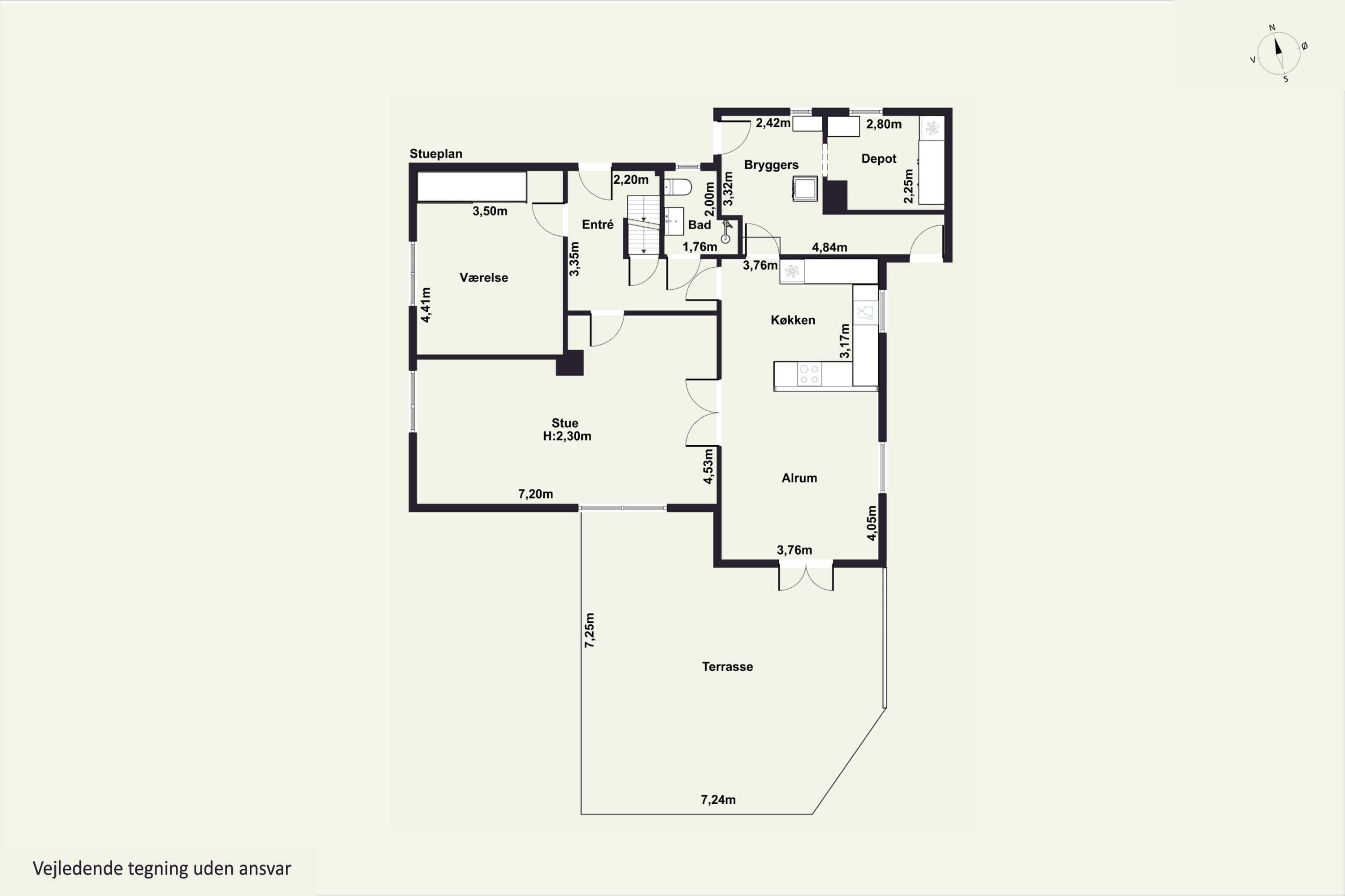 Plantegninger billede af Enghavevej 12, 5856 Ryslinge