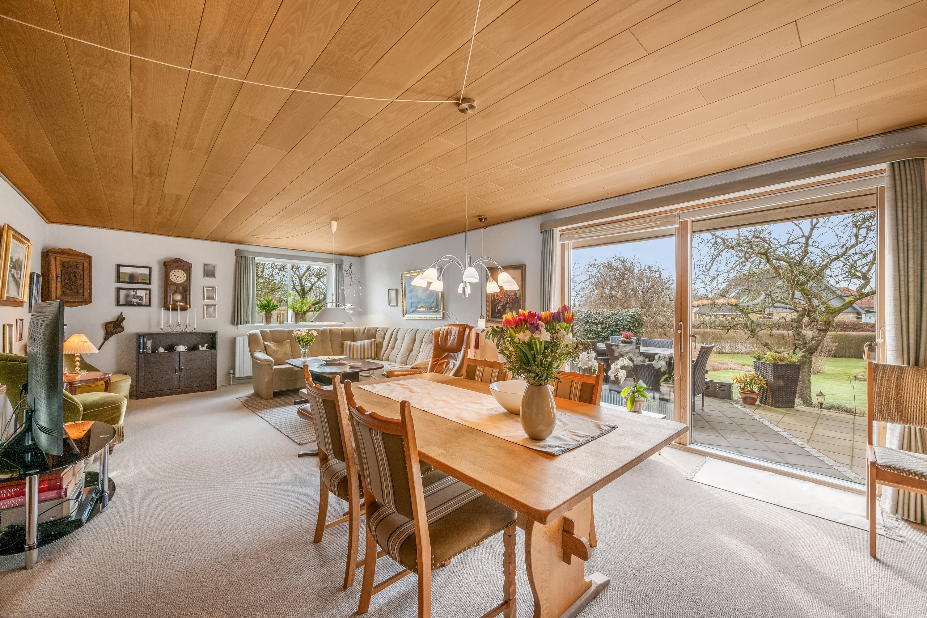 Fremhævet stue billede i fuldskærmstilstand. Billede af Vejlen 4, 6900 Skjern