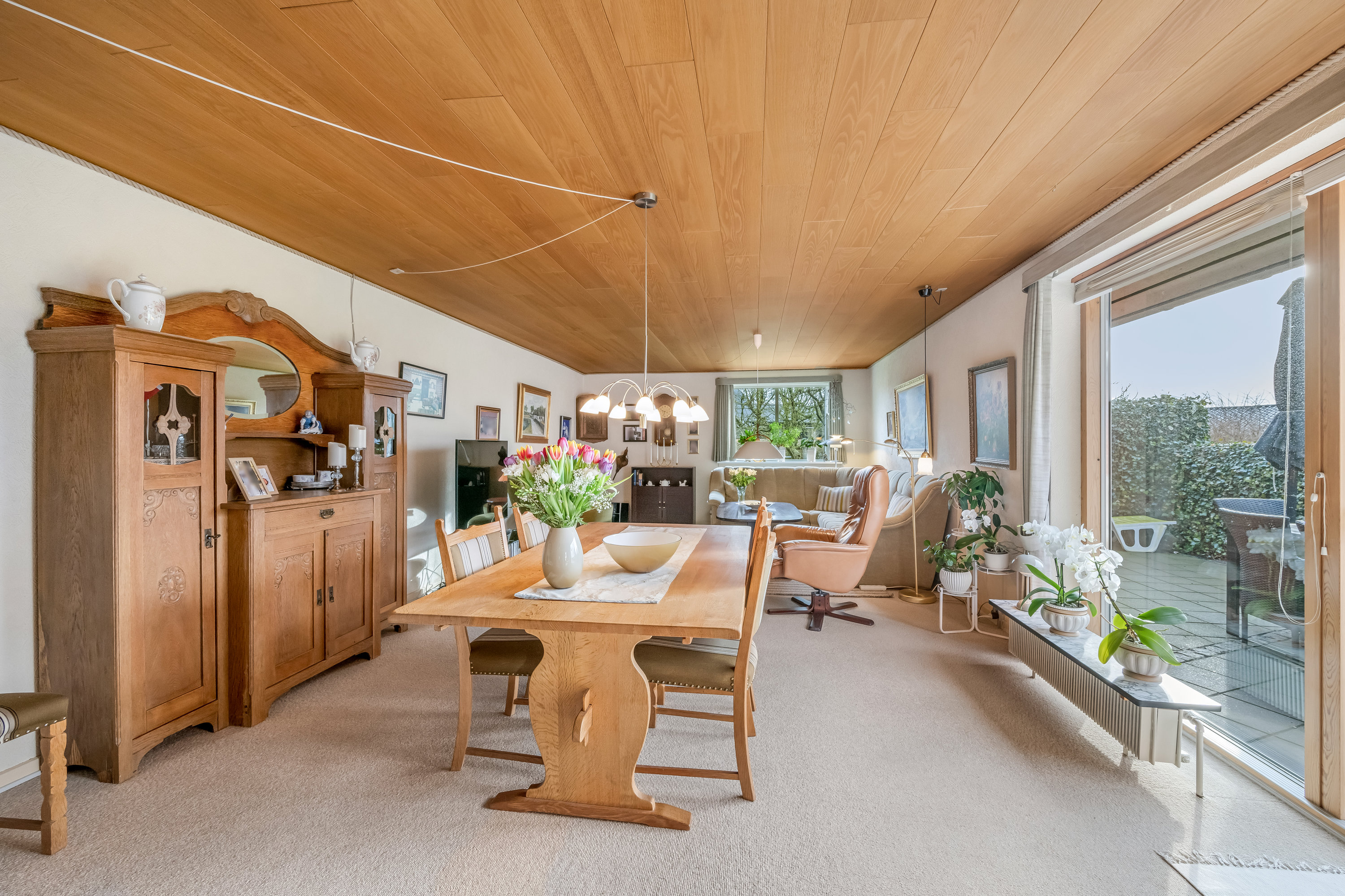 Fremhævet stue billede i fuldskærmstilstand. Billede af Vejlen 4, 6900 Skjern