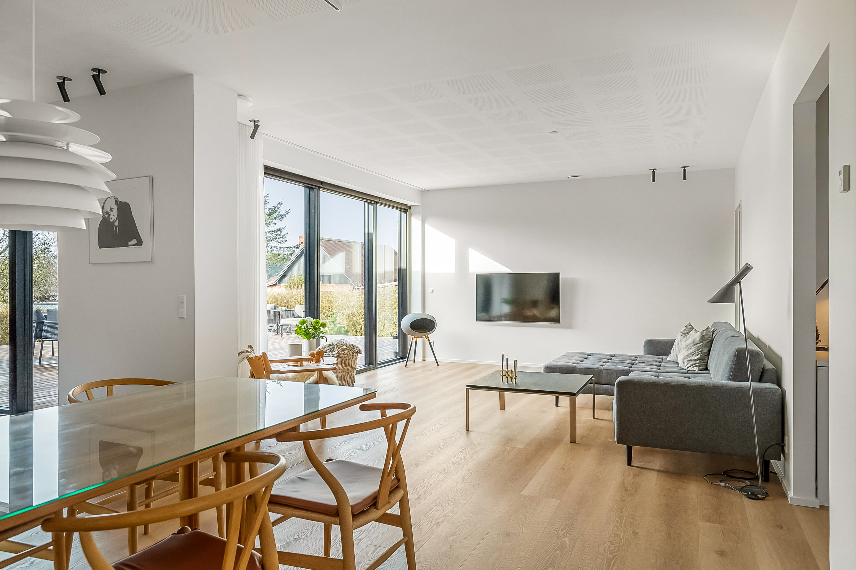 Fremhævet stue billede i fuldskærmstilstand. Billede af Florasvej 54, Søndermarken, 7100 Vejle