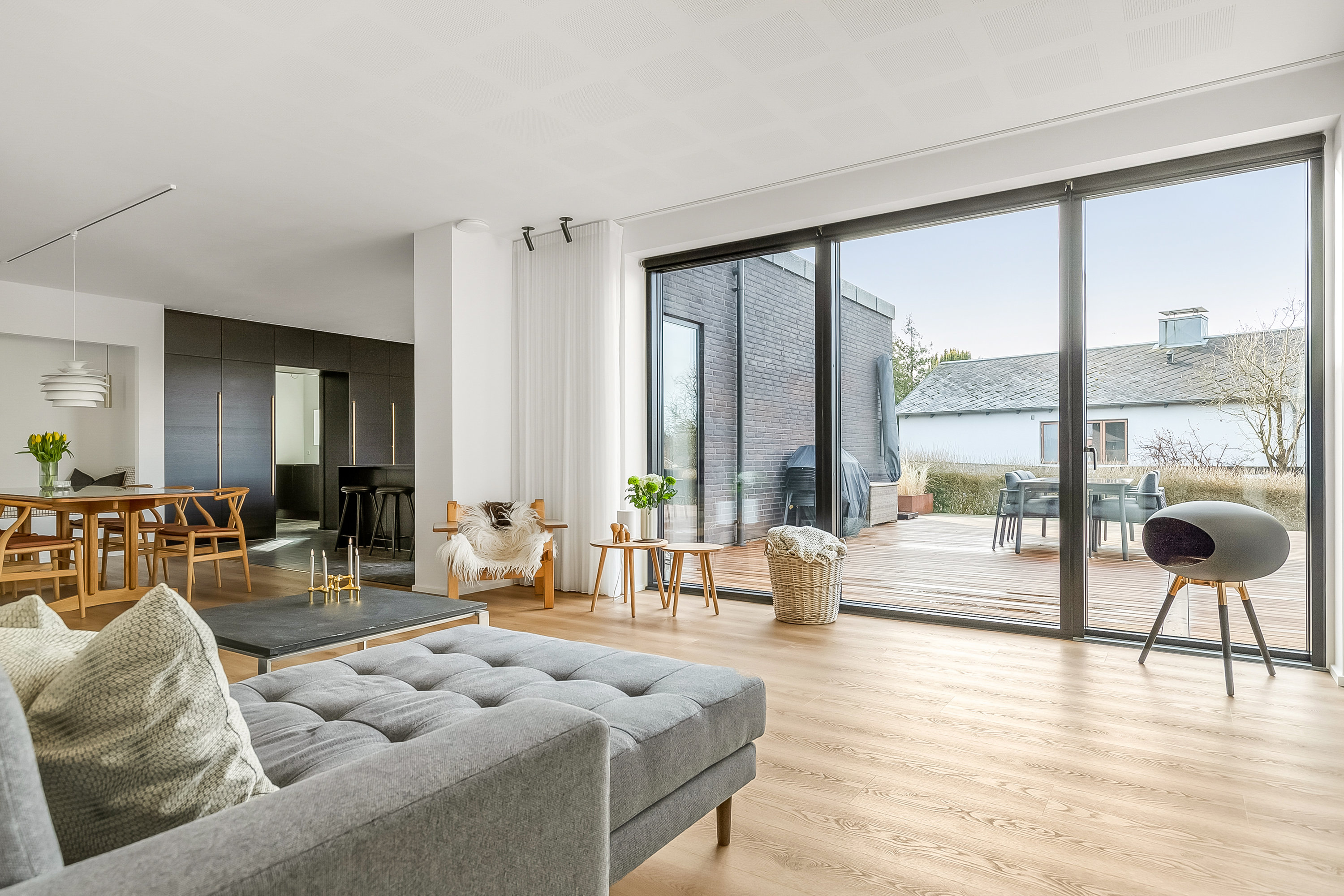 Fremhævet stue billede i fuldskærmstilstand. Billede af Florasvej 54, Søndermarken, 7100 Vejle