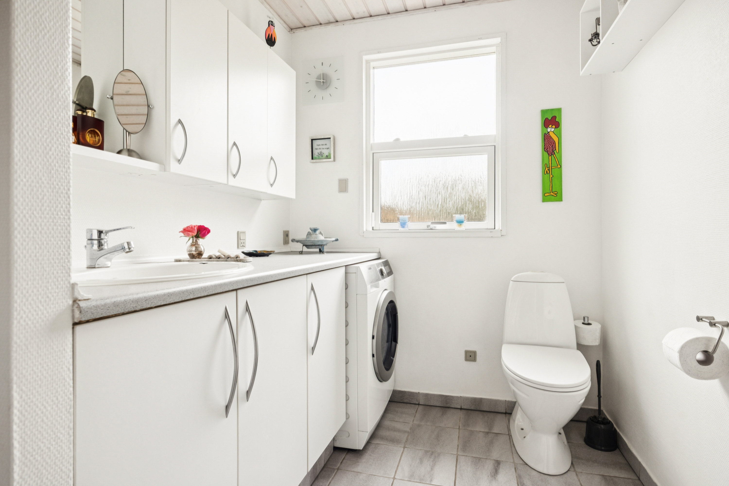 Fremhævet badeværelse billede i fuldskærmstilstand. Billede af Helbrechtskær 23, 9370 Hals