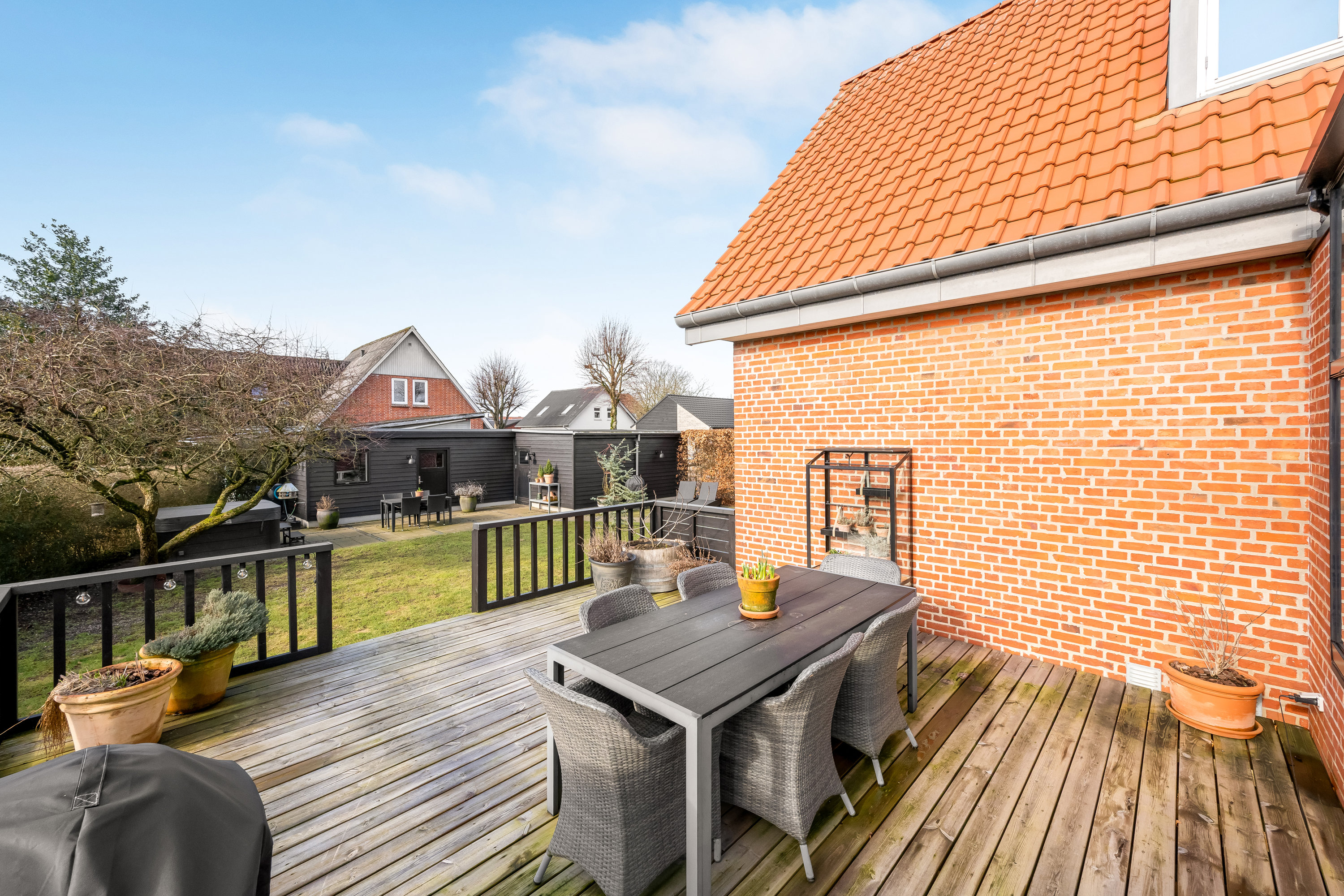 Fremhævet terrasse billede i fuldskærmstilstand. Billede af Grønnegade 8, 6900 Skjern