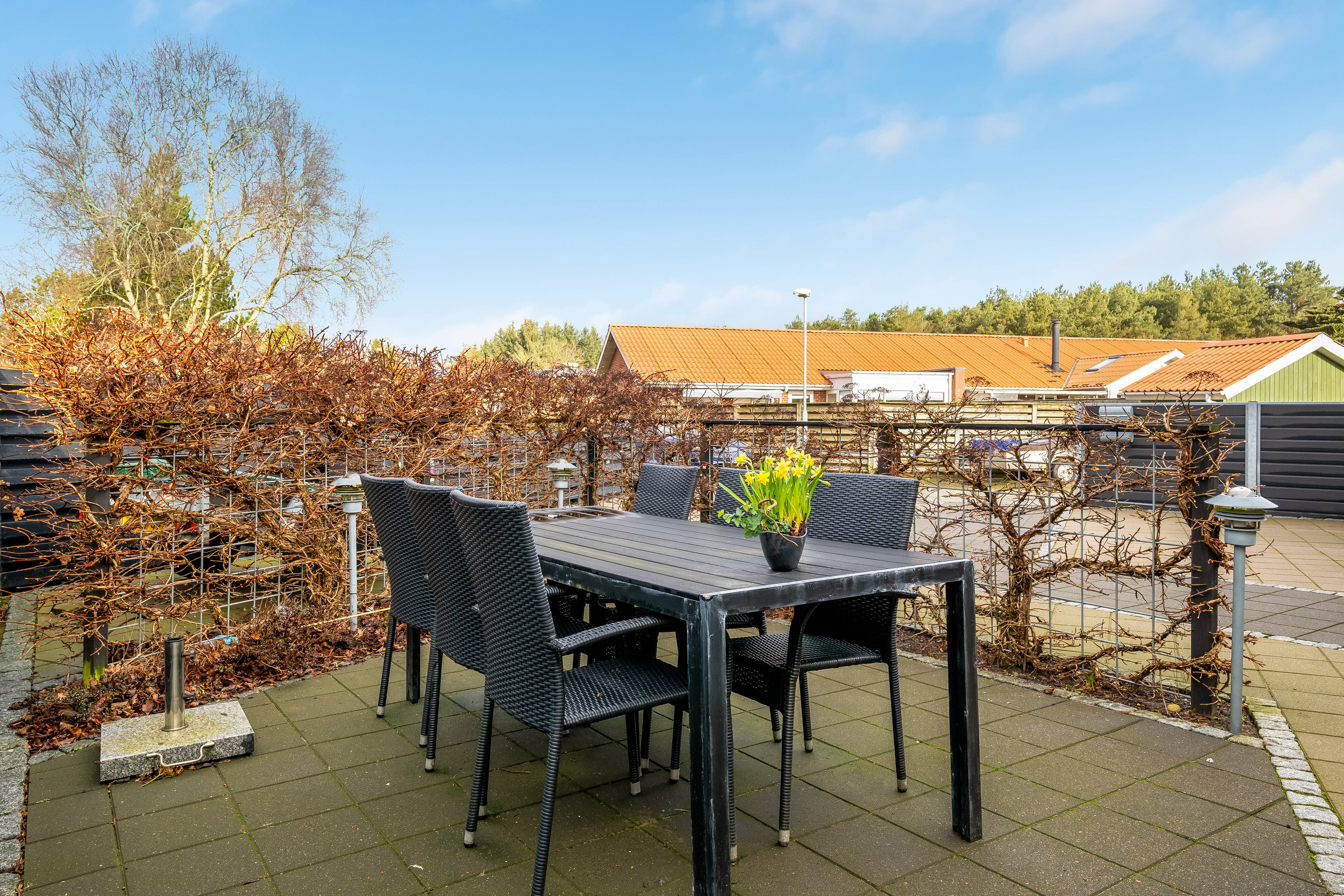 Fremhævet terrasse billede i fuldskærmstilstand. Billede af Vejlen 4, 6900 Skjern