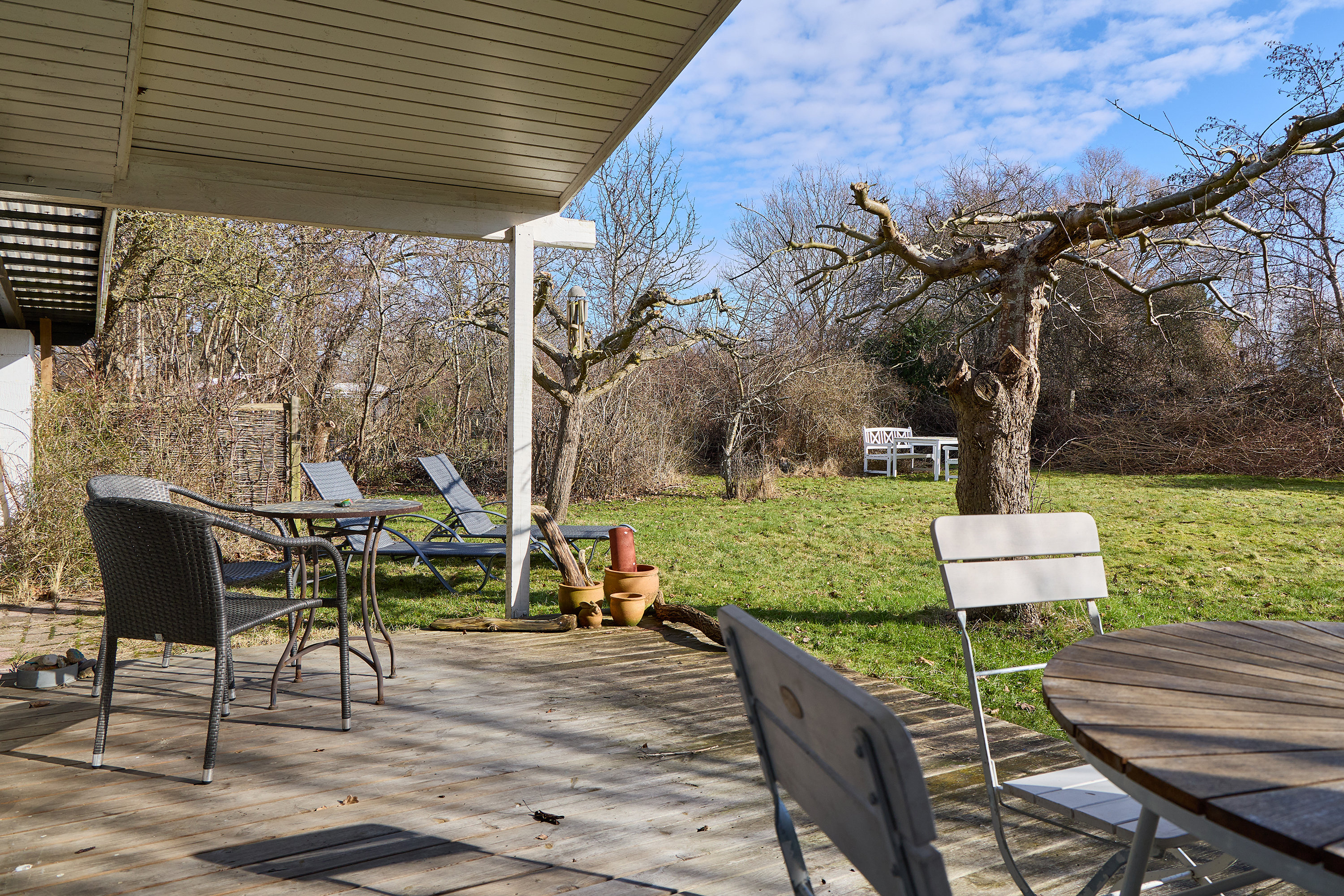 Fremhævet terrasse billede i fuldskærmstilstand. Billede af Skovengen 17, Kulhuse, 3630 Jægerspris