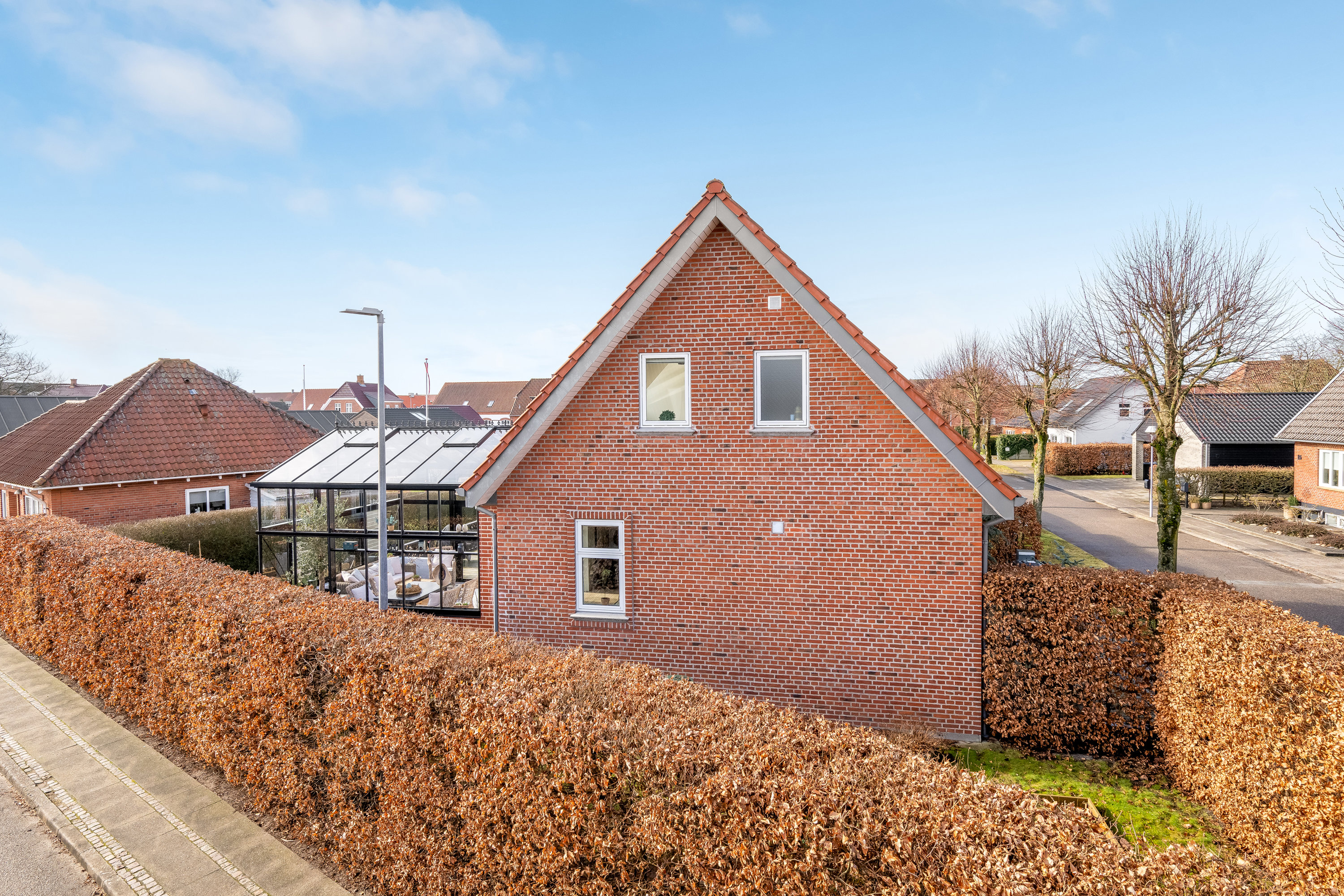 Fremhævet facade billede i fuldskærmstilstand. Billede af Grønnegade 8, 6900 Skjern