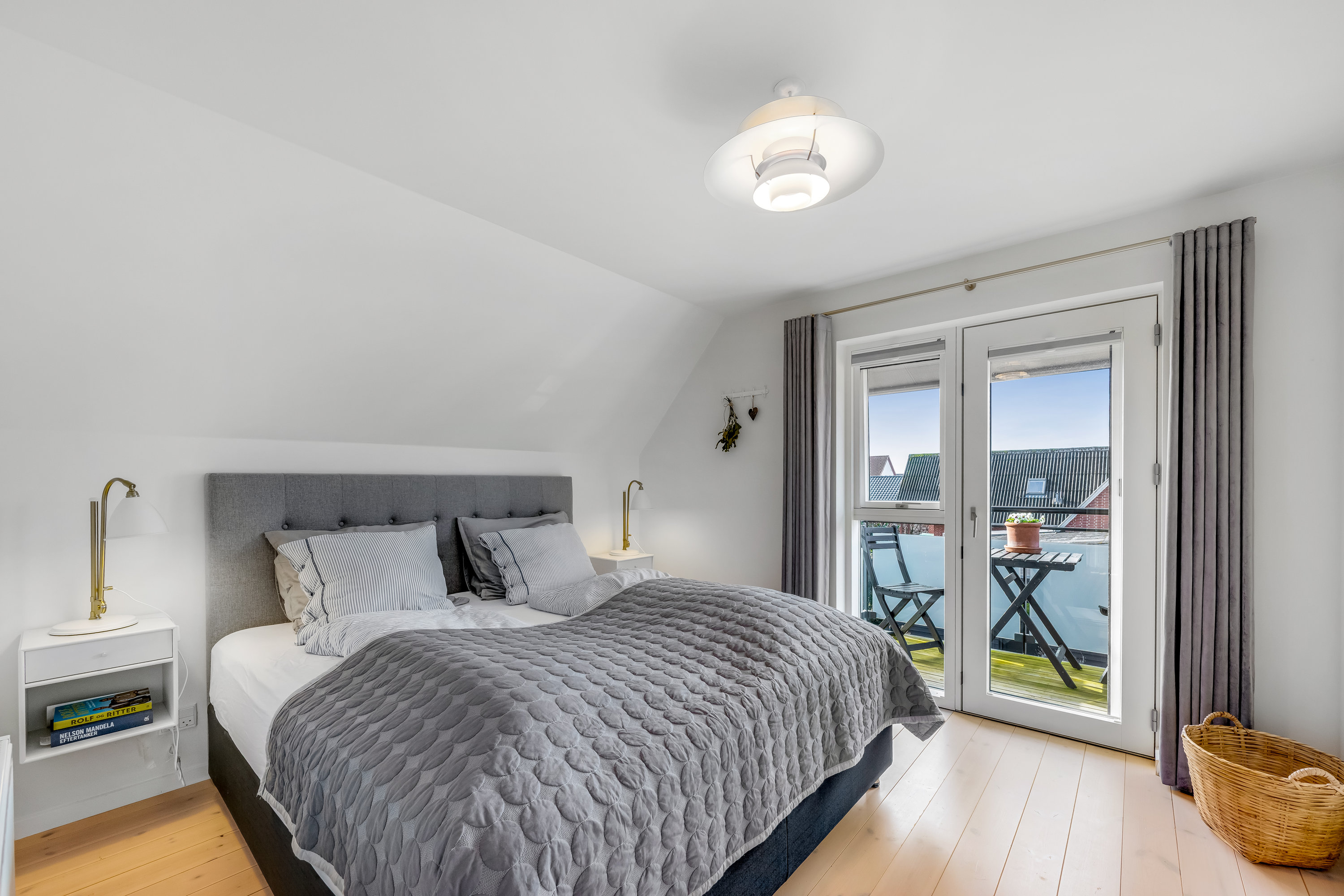 Fremhævet soveværelse billede i fuldskærmstilstand. Billede af Grønnegade 8, 6900 Skjern