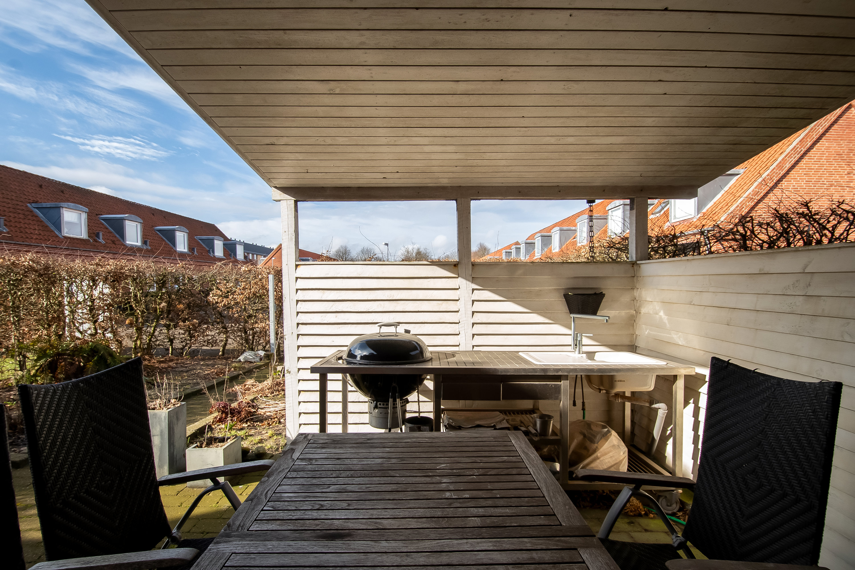 Fremhævet overdækket terrasse billede i fuldskærmstilstand. Billede af Korsørvej 74, 7400 Herning