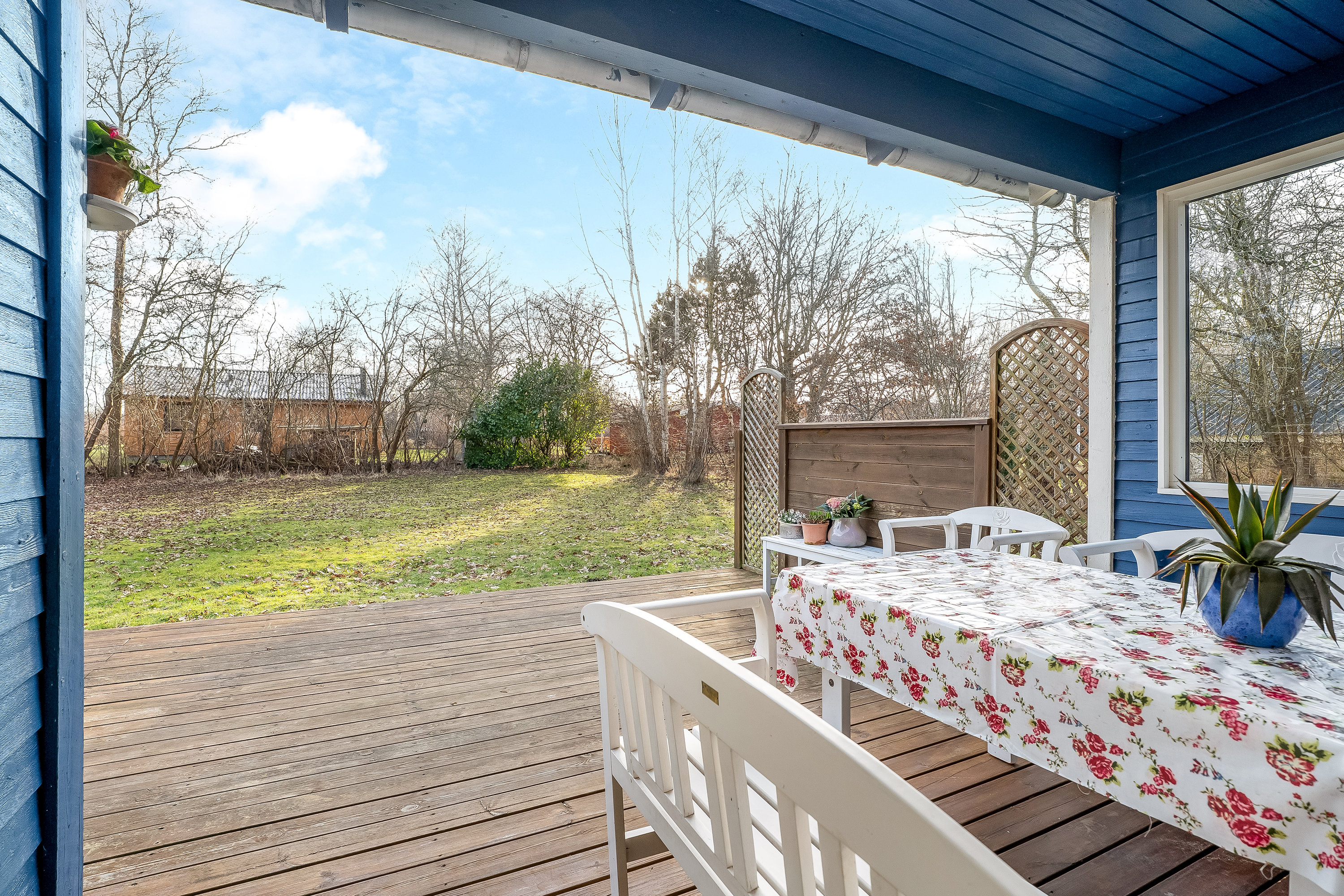 Fremhævet terrasse billede i fuldskærmstilstand. Billede af Skinnerstræde 8, Hummingen, 4983 Dannemare