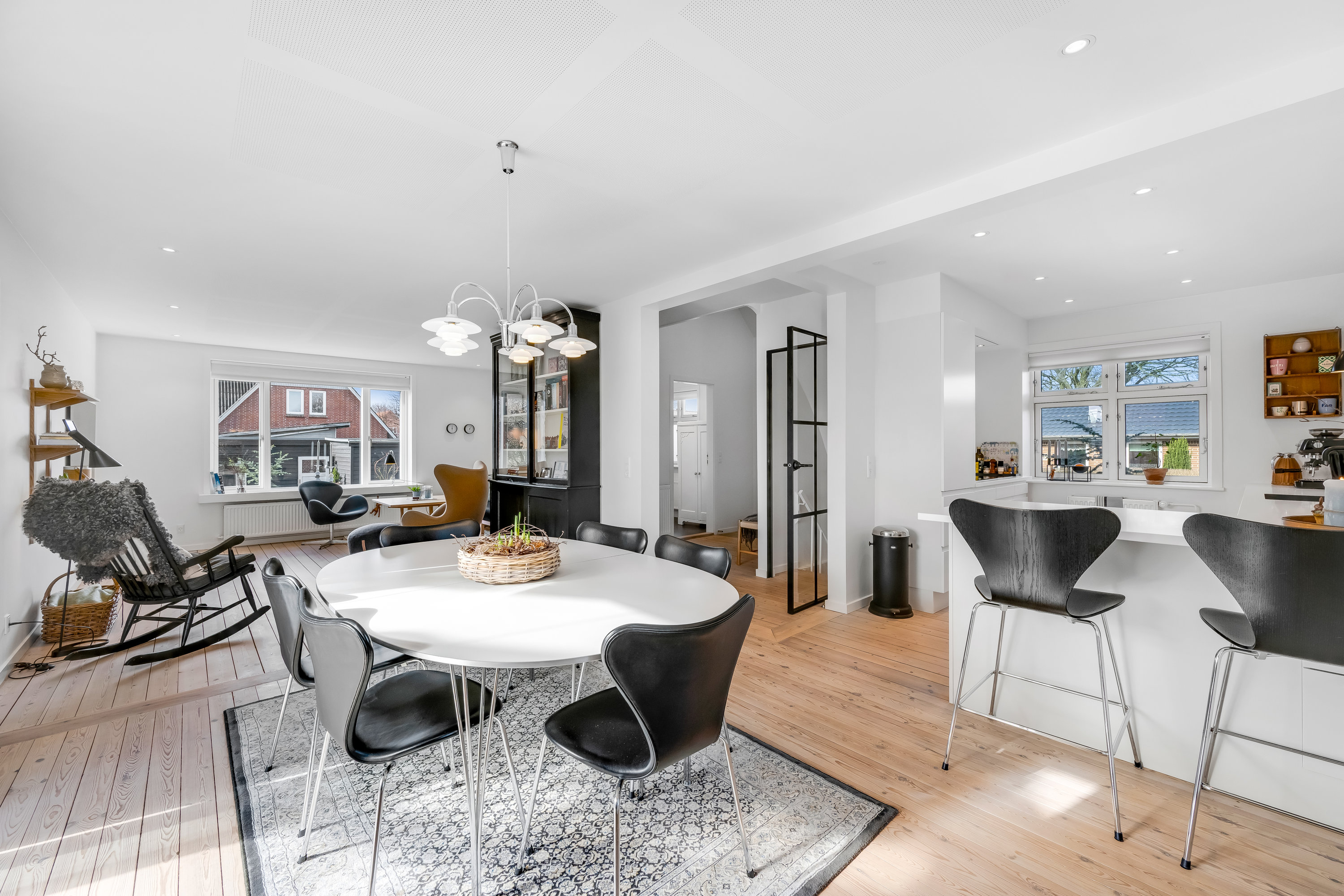 Fremhævet stue billede i fuldskærmstilstand. Billede af Grønnegade 8, 6900 Skjern