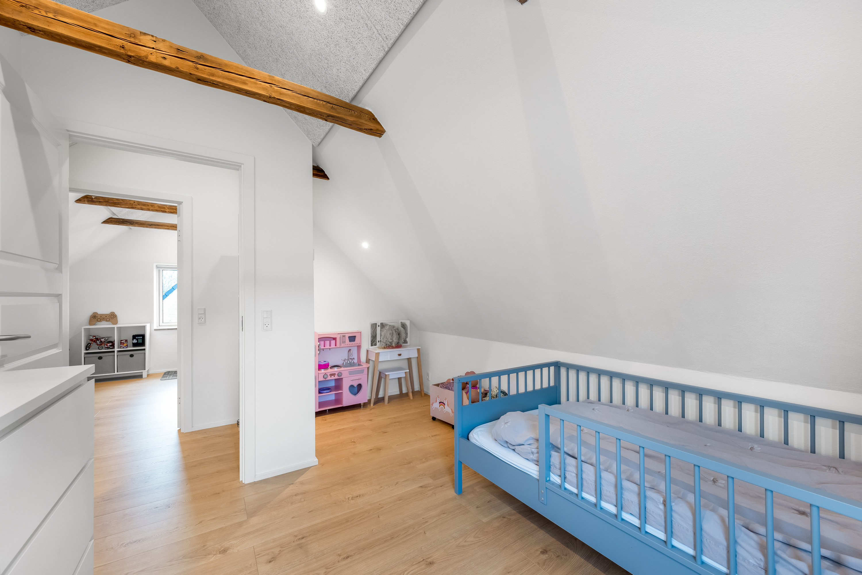 Fremhævet soveværelse billede i fuldskærmstilstand. Billede af Enghavevej 2, 6900 Skjern