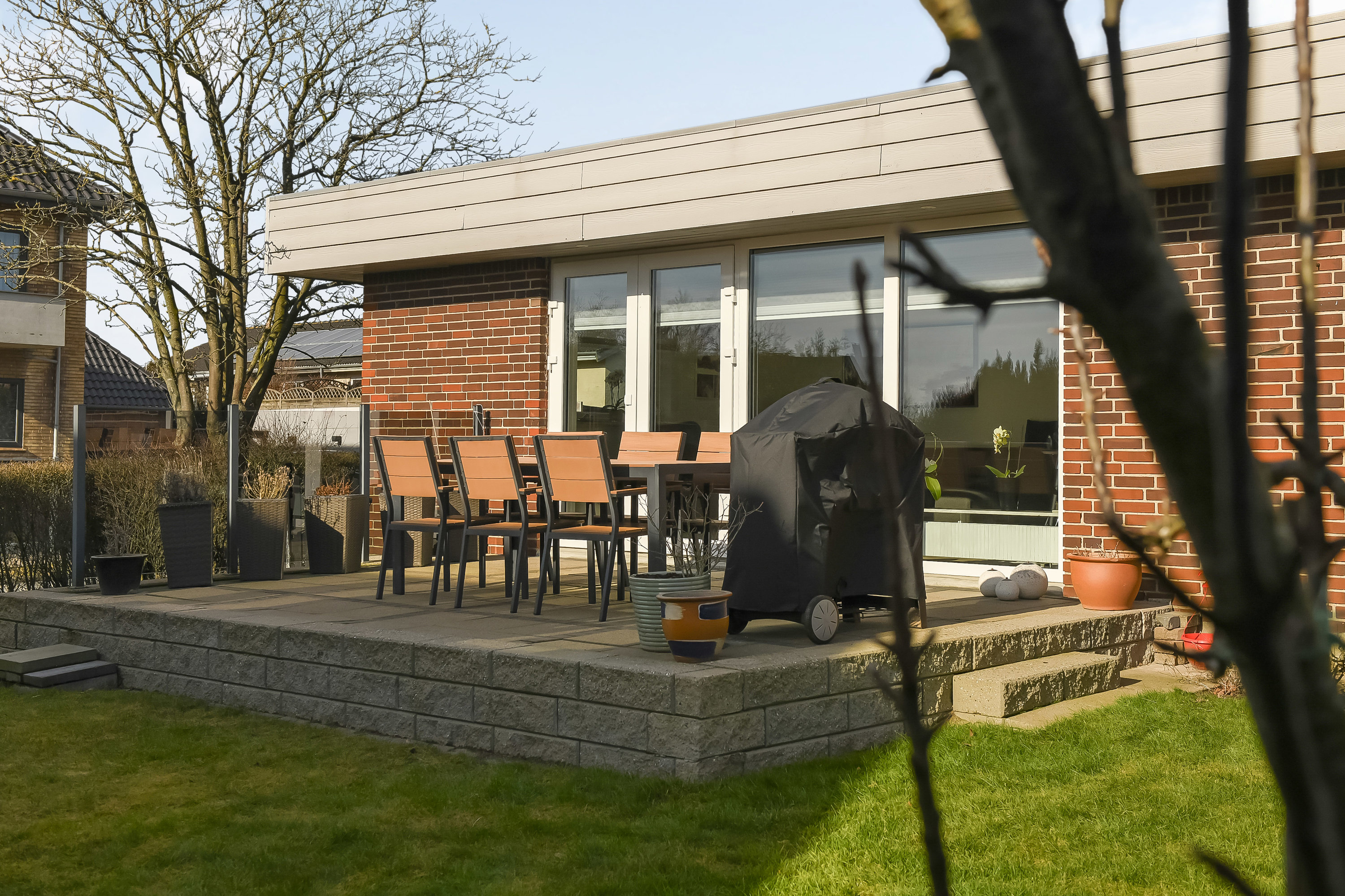 Fremhævet terrasse billede i fuldskærmstilstand. Billede af Kirkegade 197, 6700 Esbjerg