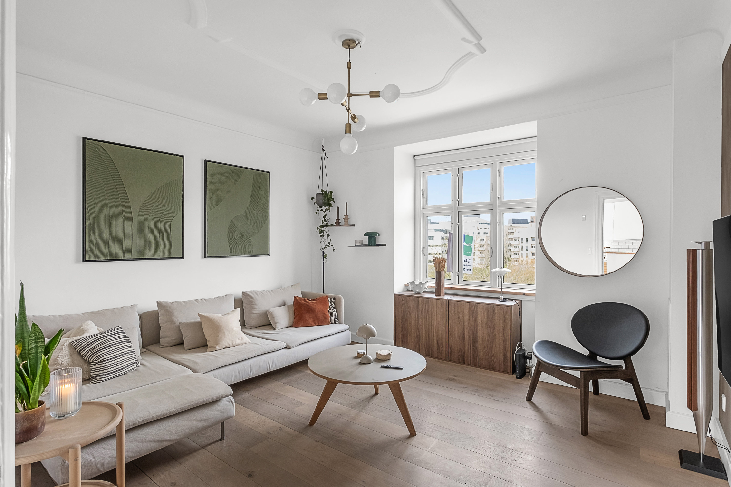 Fremhævet stue billede i fuldskærmstilstand. Billede af Carl Blochs Gade 23, 4. th., 8000 Aarhus C