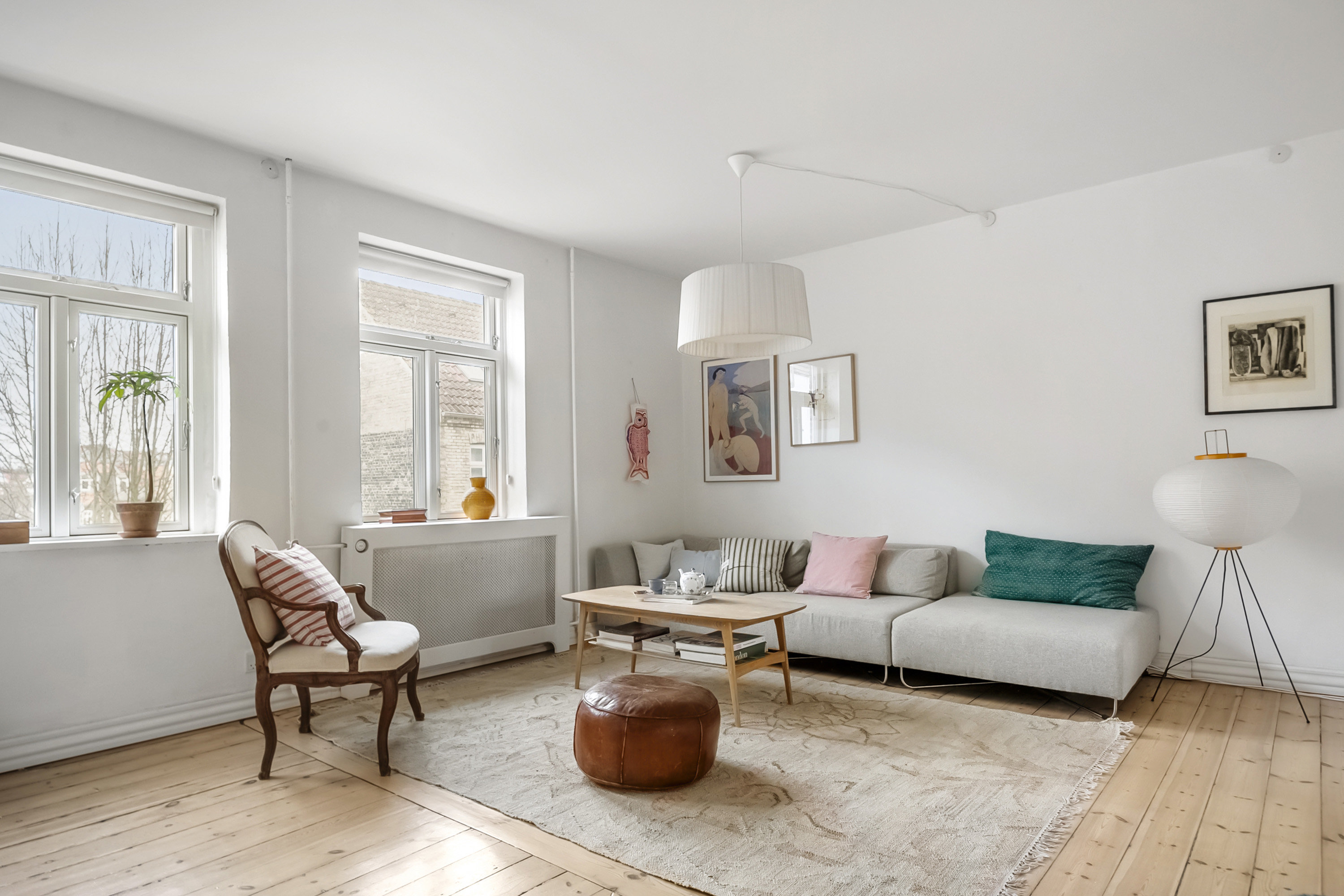 Fremhævet stue billede i fuldskærmstilstand. Billede af Ny Munkegade 66, 1., Øgaderne, 8000 Aarhus C