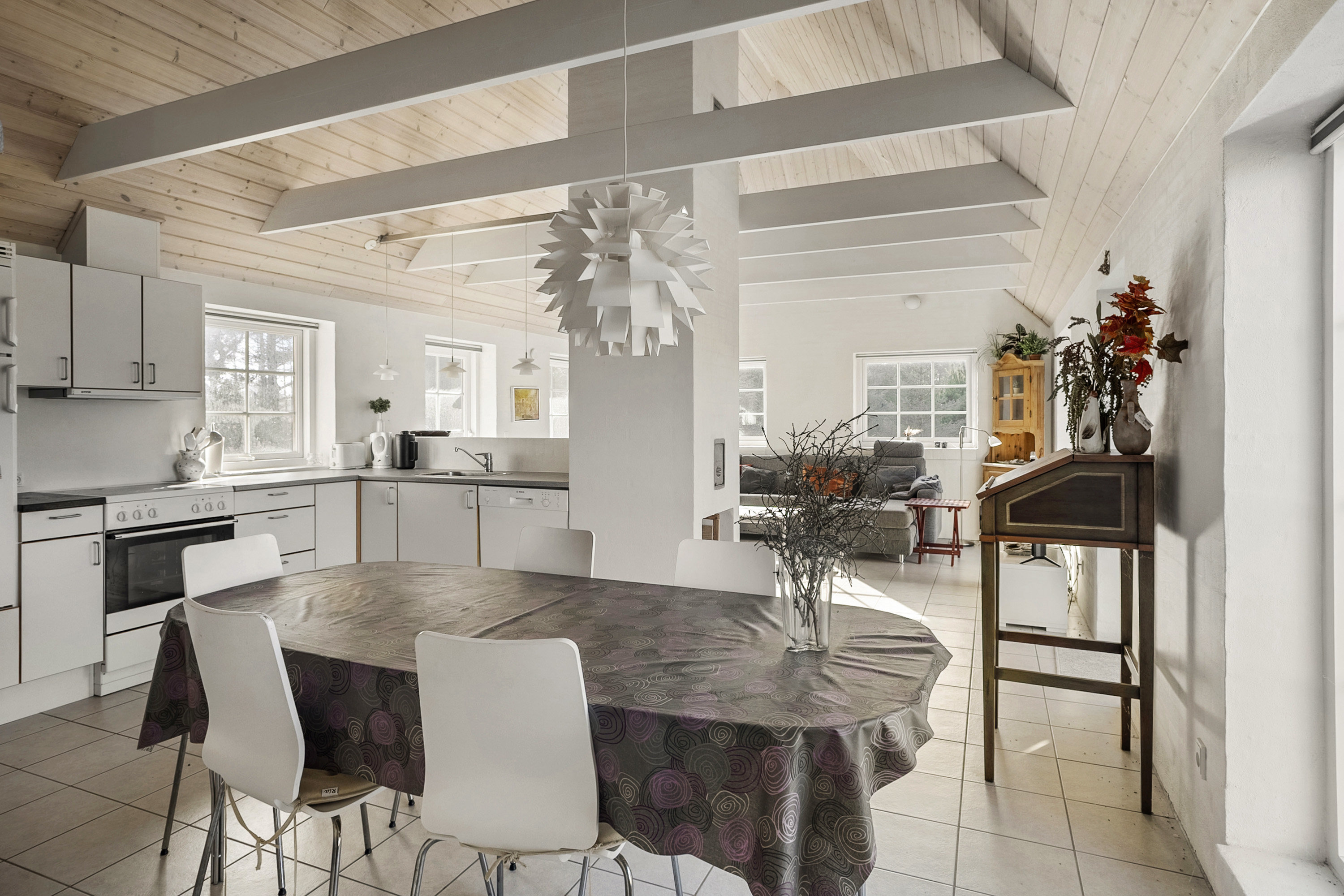 Fremhævet spisestue billede i fuldskærmstilstand. Billede af Svollingvej 76, Husby, 6990 Ulfborg