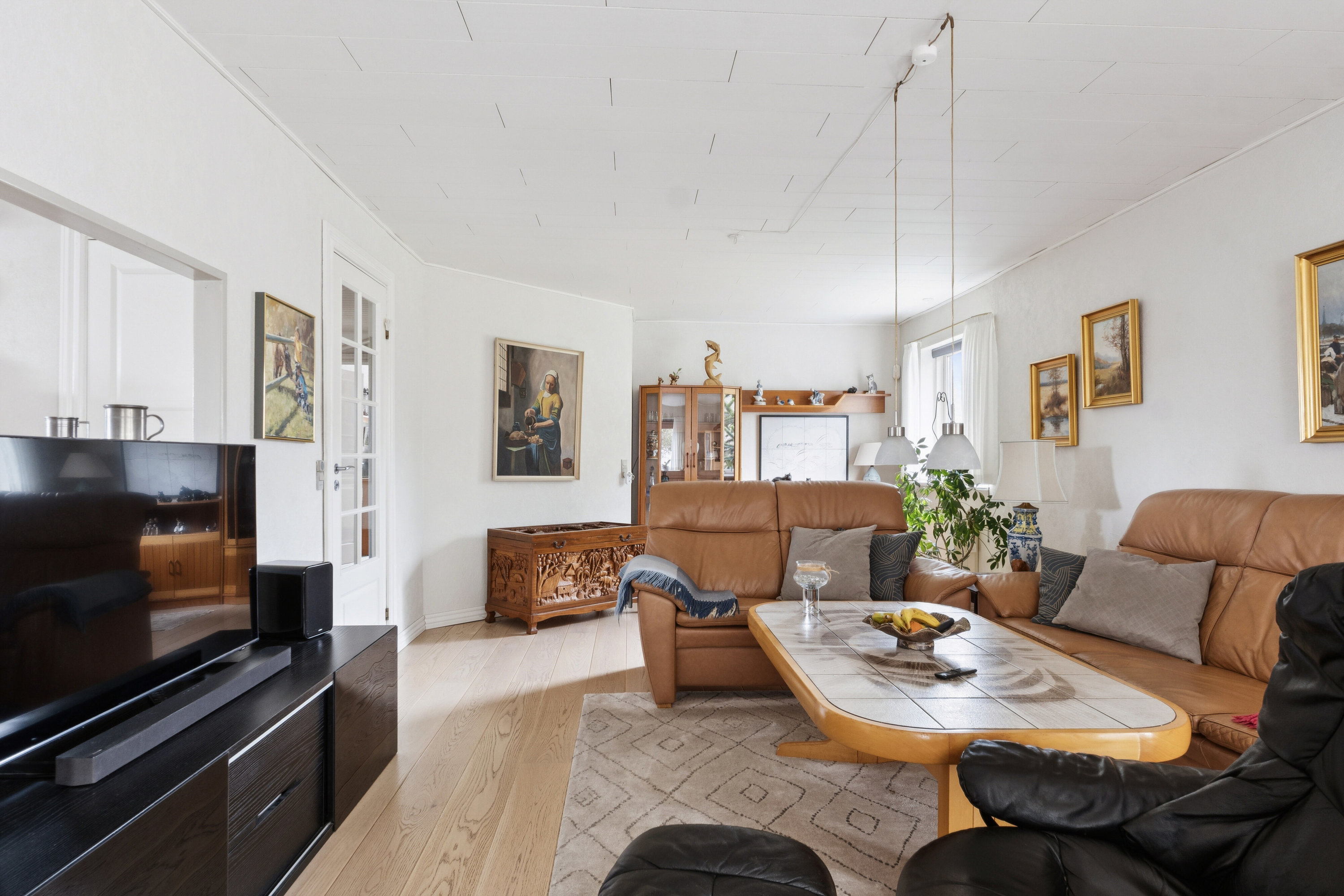 Fremhævet stue billede i fuldskærmstilstand. Billede af Nygaardsvej 8, 8722 Hedensted