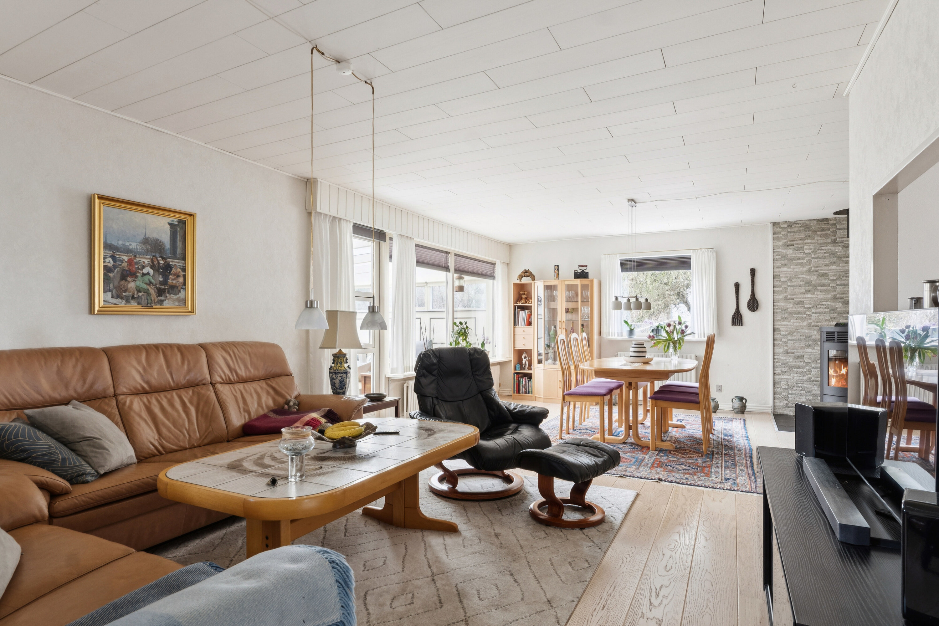 Fremhævet stue billede i fuldskærmstilstand. Billede af Nygaardsvej 8, 8722 Hedensted