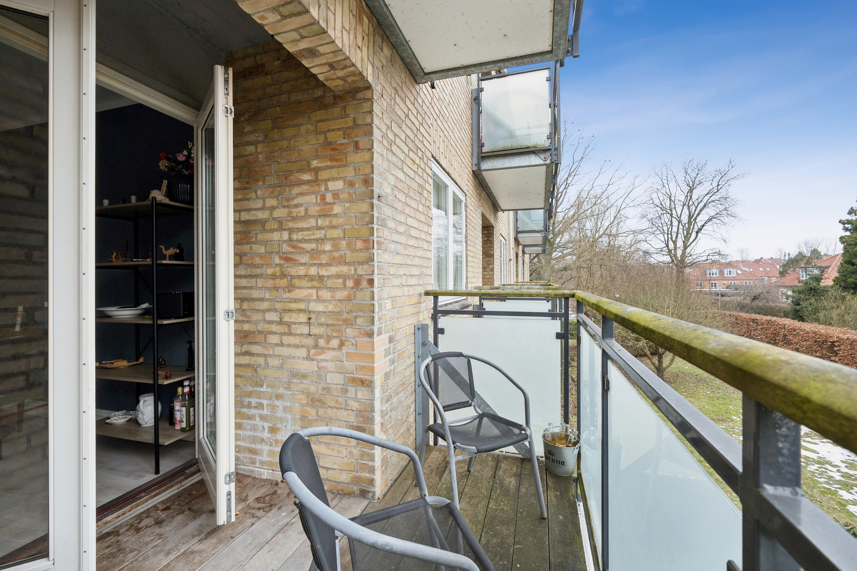 Fremhævet altan billede i fuldskærmstilstand. Billede af Frederiksdalsvej 105C, 1. tv., 2830 Virum