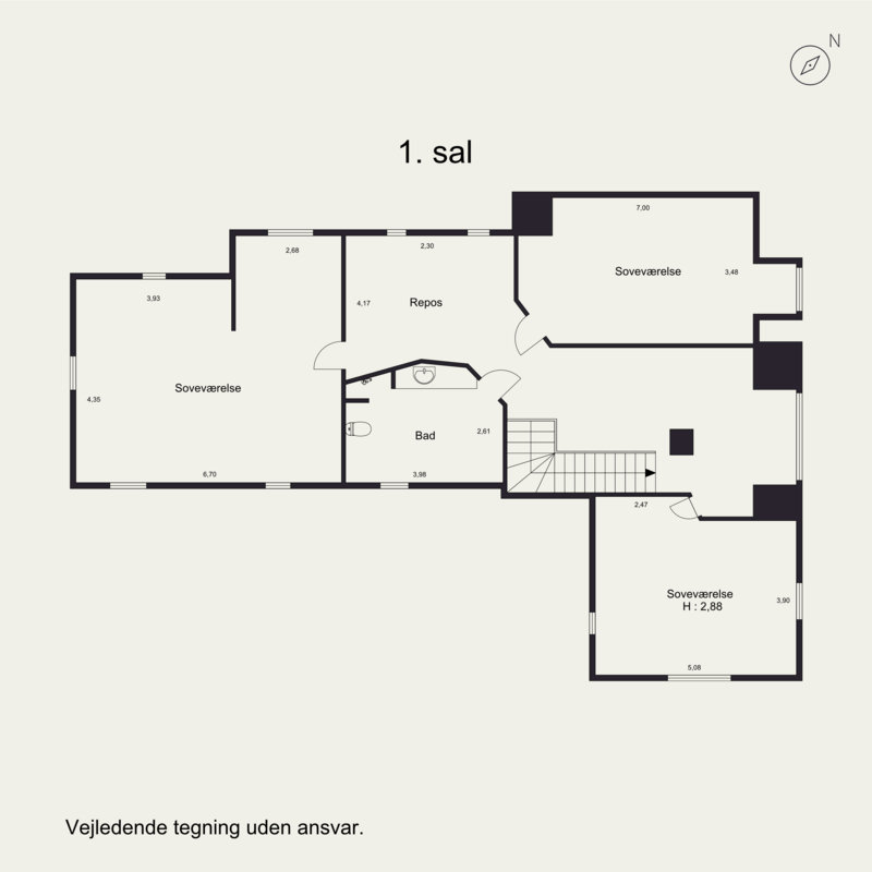 Plantegninger billede af Nordmarksvej 7, Glud, 7130 Juelsminde