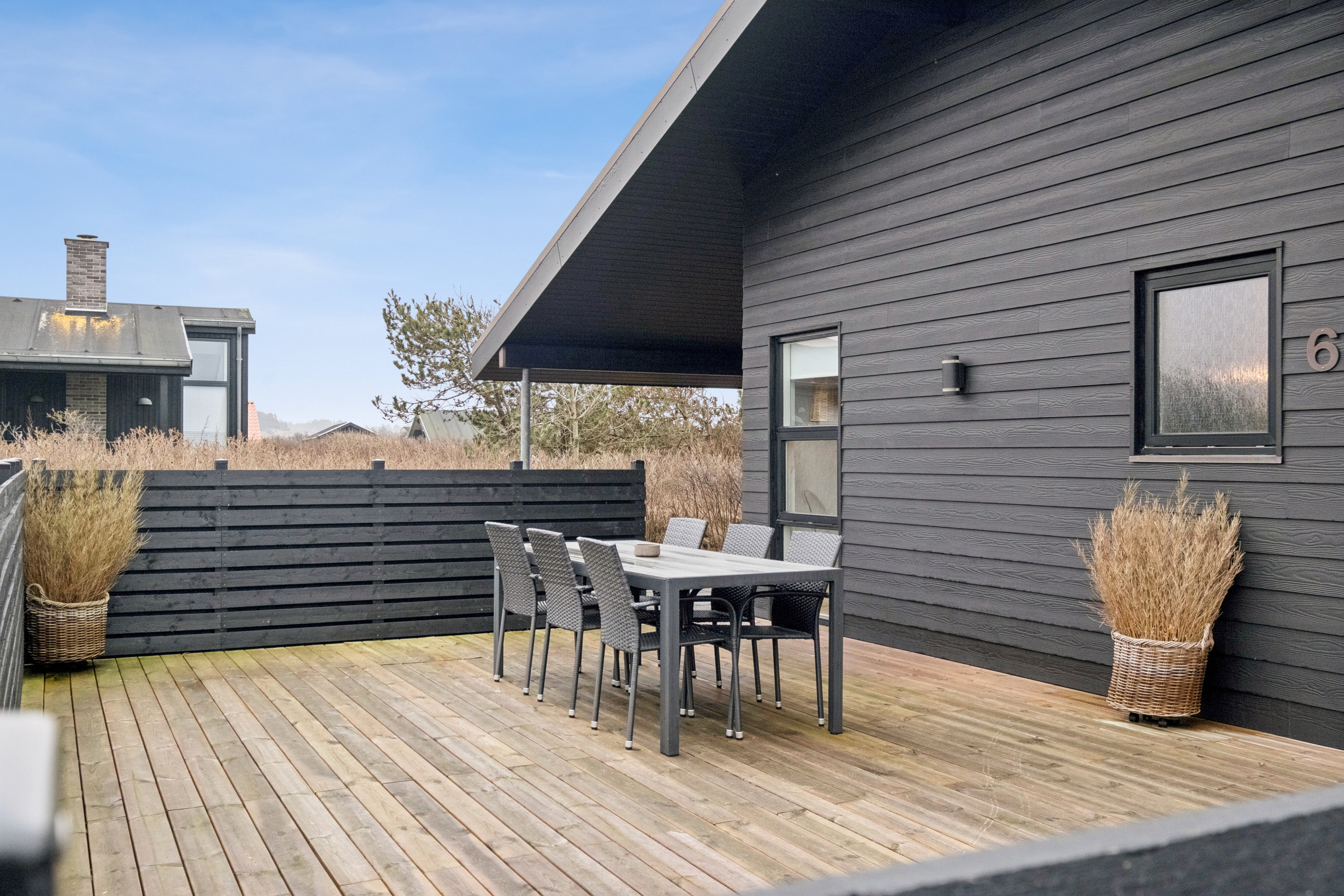 Fremhævet terrasse billede i fuldskærmstilstand. Billede af Augustvej 6, Skal Klit, 9800 Hjørring